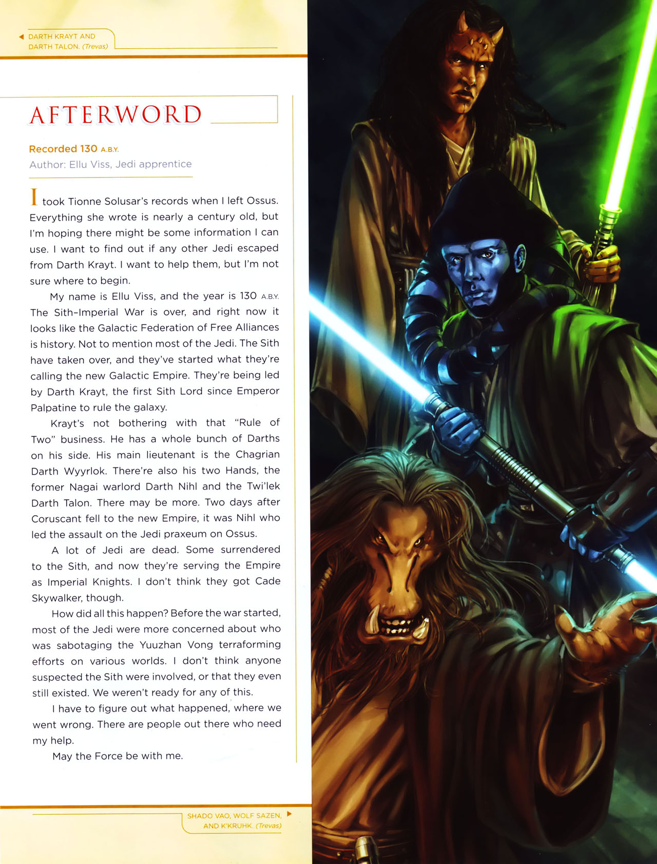 Read online Star Wars: Jedi vs. Sith - The Essential Guide To The Force comic -  Issue # TPB (Part 3) - 44