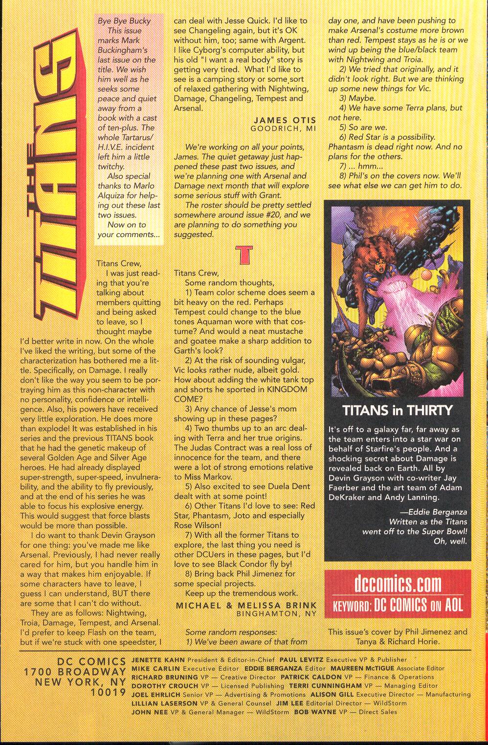 Read online The Titans (1999) comic -  Issue #16 - 24