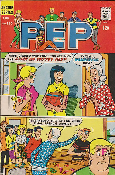 Read online Pep Comics comic -  Issue #220 - 1