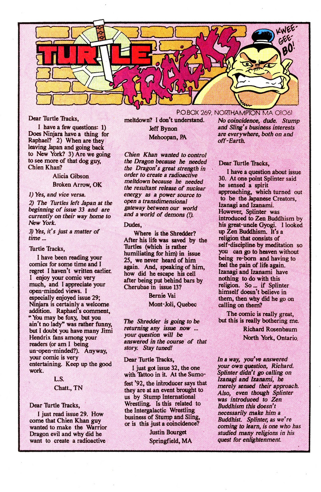 Teenage Mutant Ninja Turtles Adventures (1989) issue 34 - Page 32