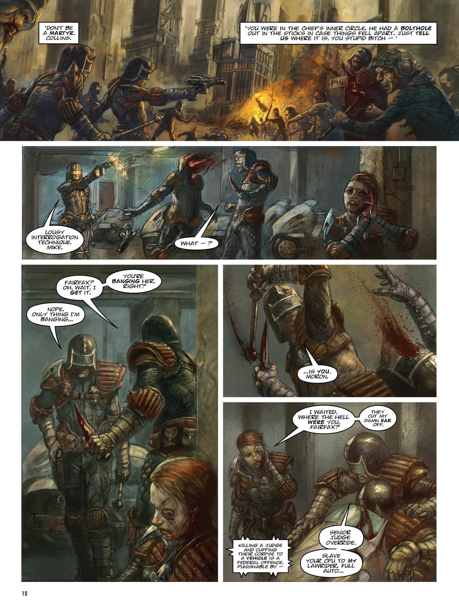 Read online The Dark Judges: The Fall of Deadworld comic -  Issue # TPB - 11