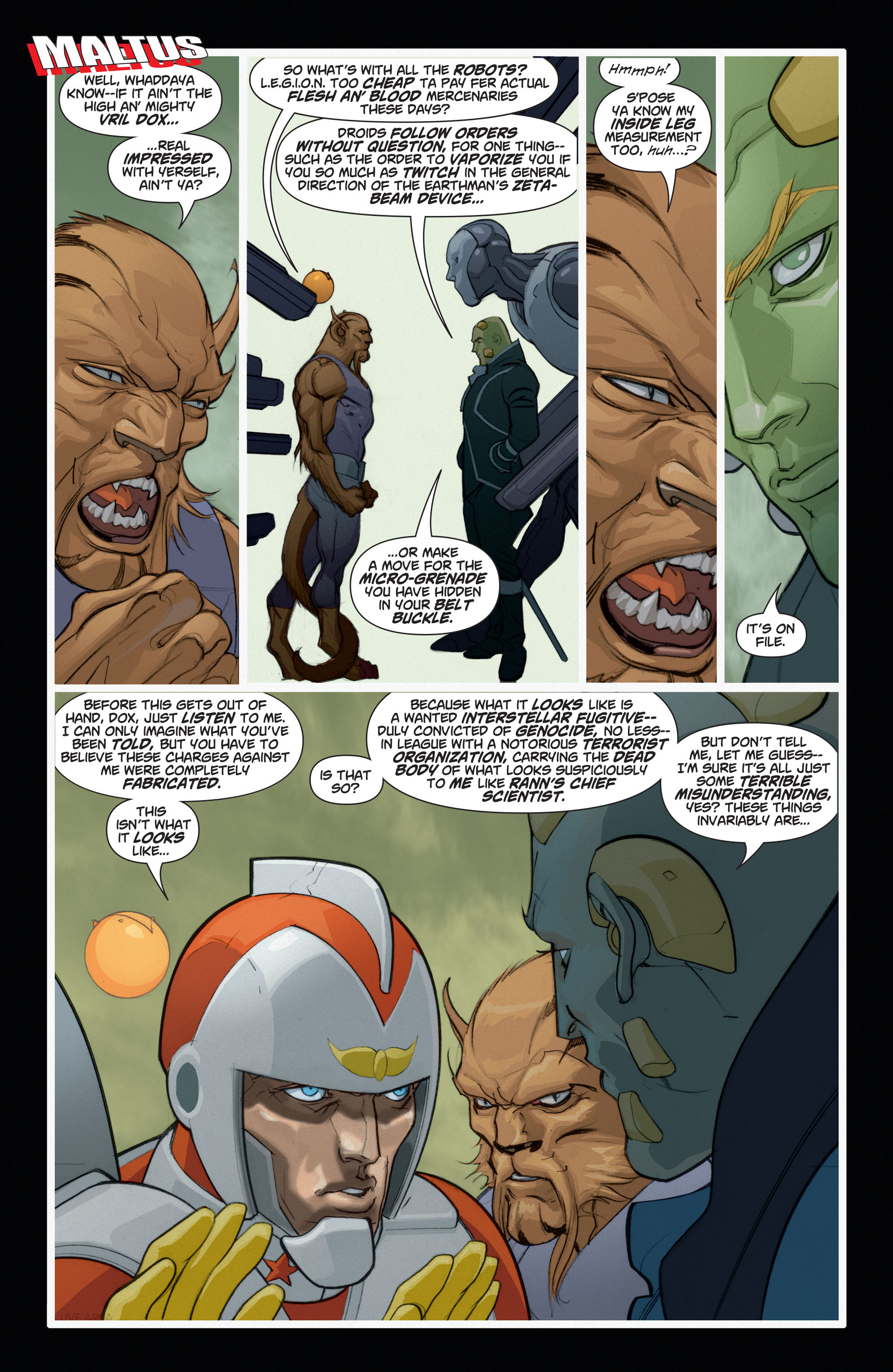 Read online Adam Strange (2004) comic -  Issue #6 - 17