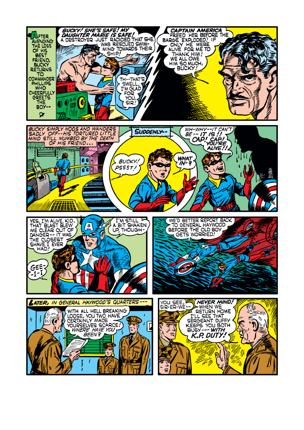 Read online Captain America Comics comic -  Issue #5 - 29