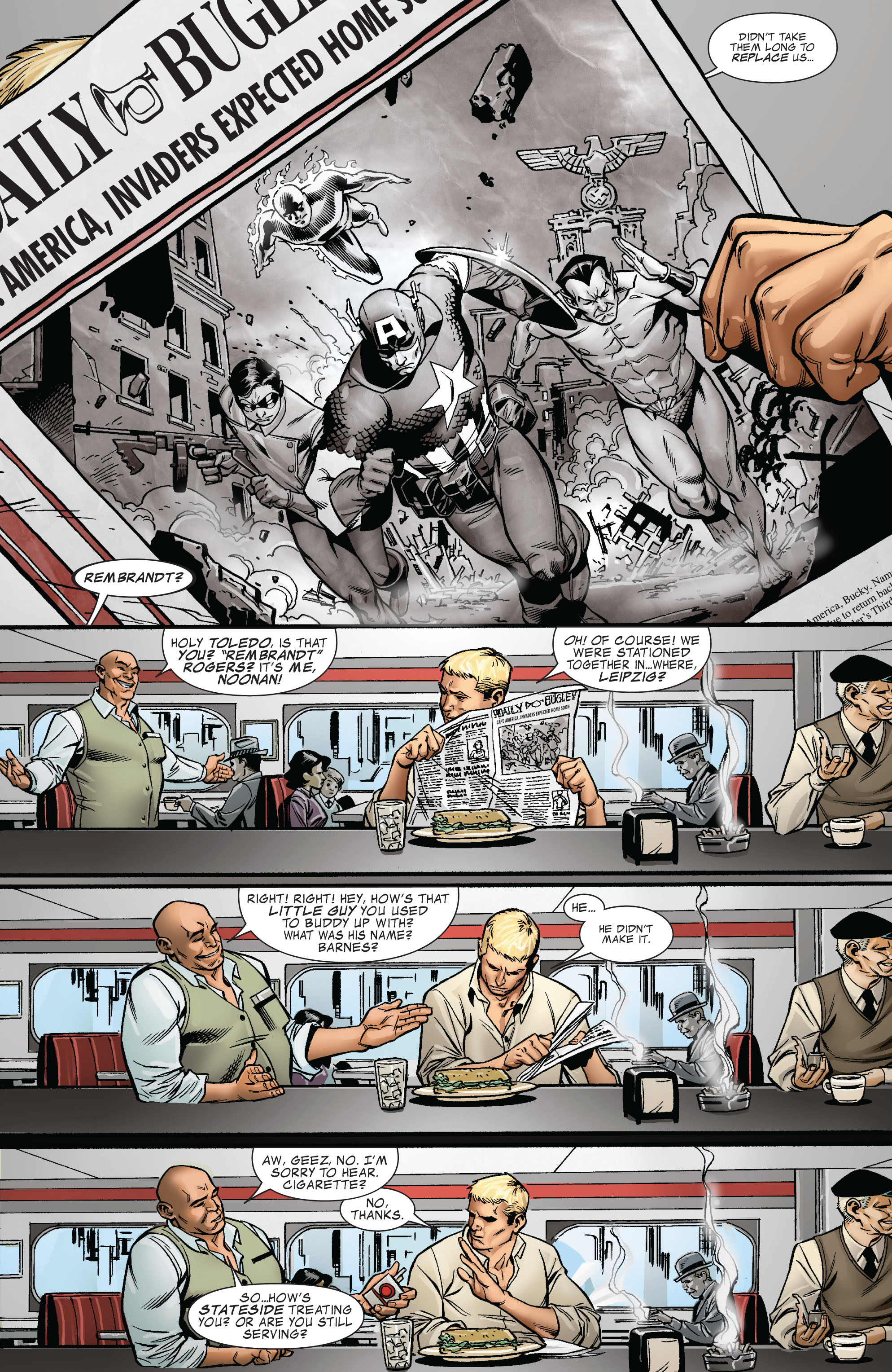 Captain America: Man Out of Time 5 Page 8