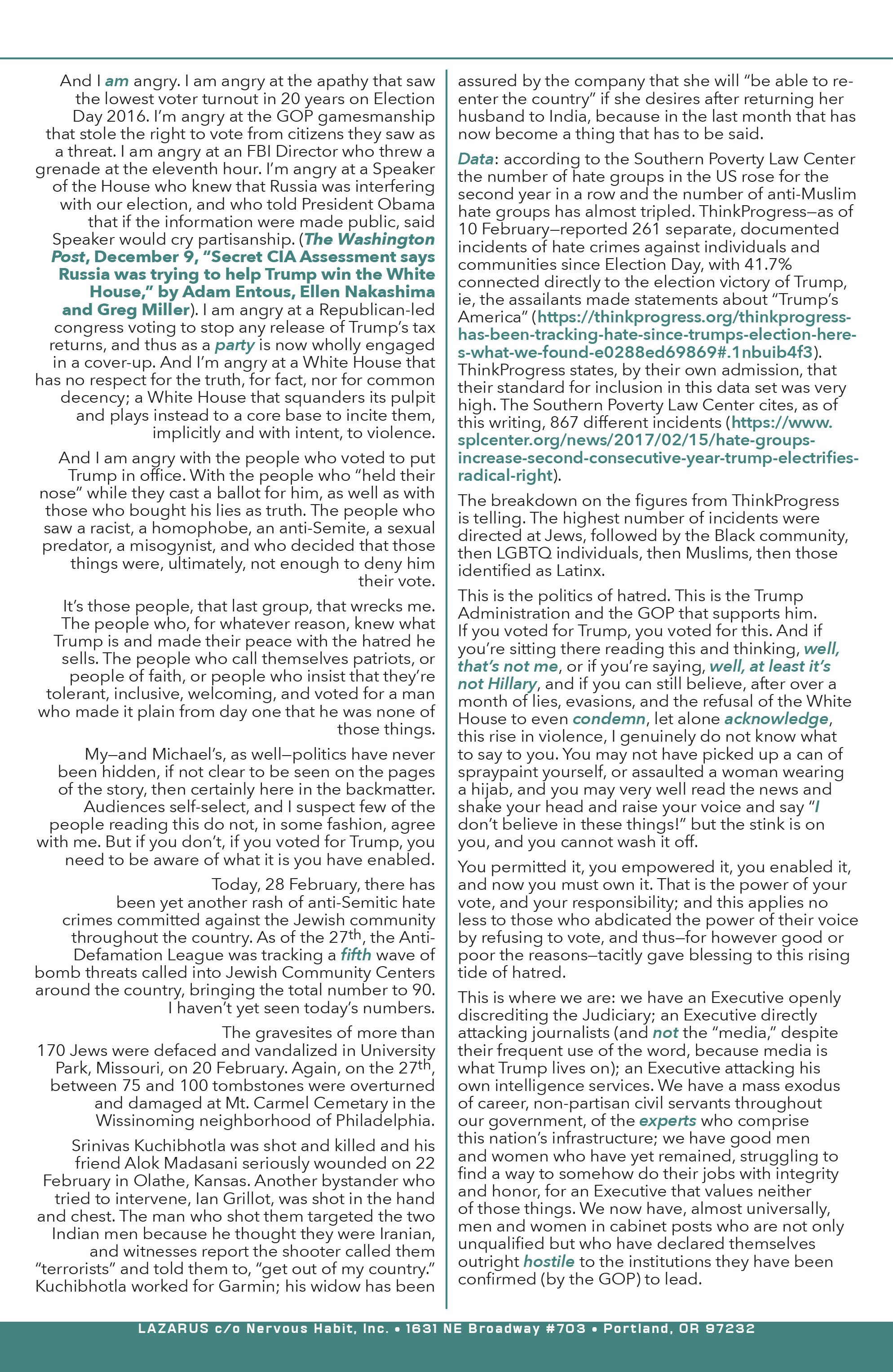 Read online Lazarus (2013) comic -  Issue #26 - 36