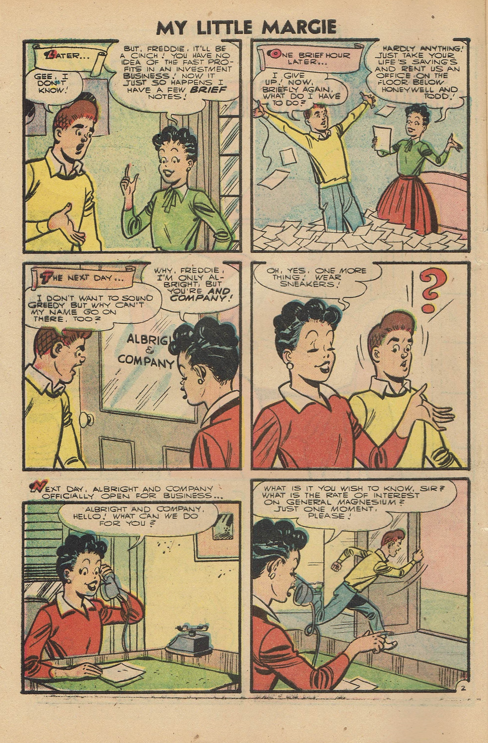 Read online My Little Margie (1954) comic -  Issue #11 - 4