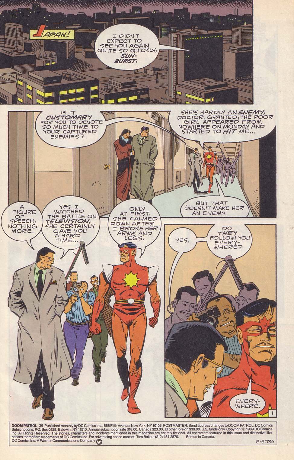 Read online Doom Patrol (1987) comic -  Issue #26 - 2