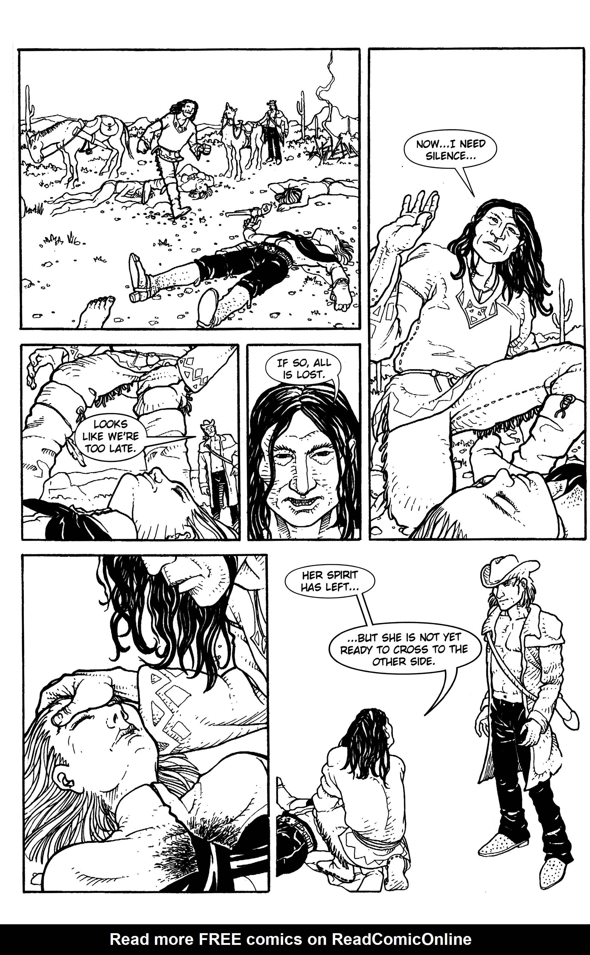 Read online Warrior Nun: Black & White comic -  Issue #12 - 22