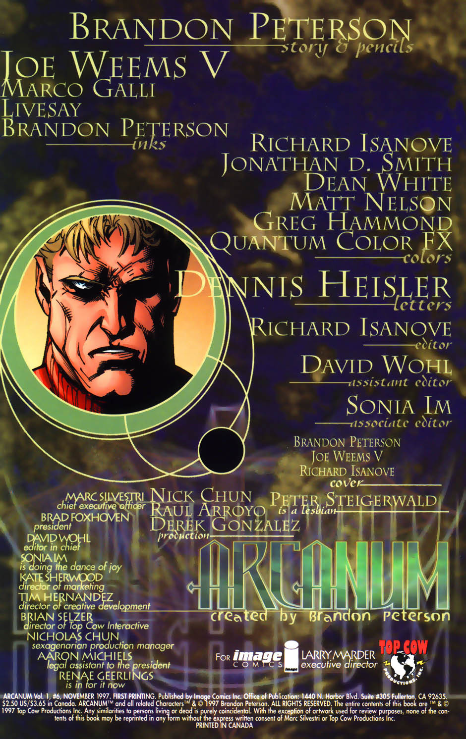 Read online Arcanum comic -  Issue #6 - 2