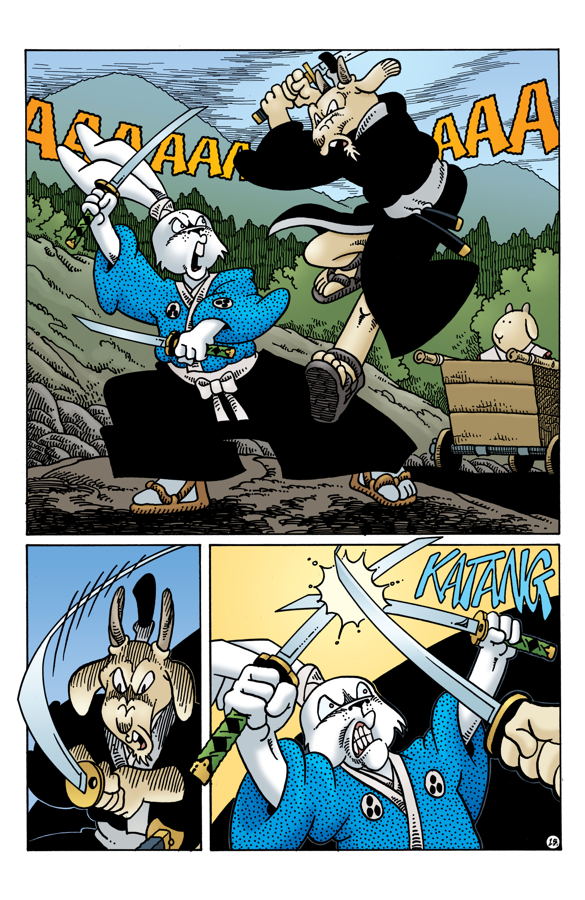 Read online Usagi Yojimbo: Lone Goat and Kid comic -  Issue #6 - 17
