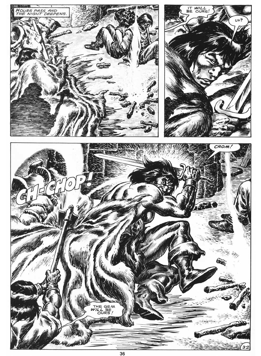 Read online The Savage Sword Of Conan comic -  Issue #158 - 38