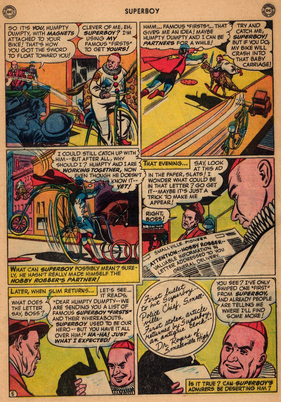 Read online Superboy (1949) comic -  Issue #11 - 34
