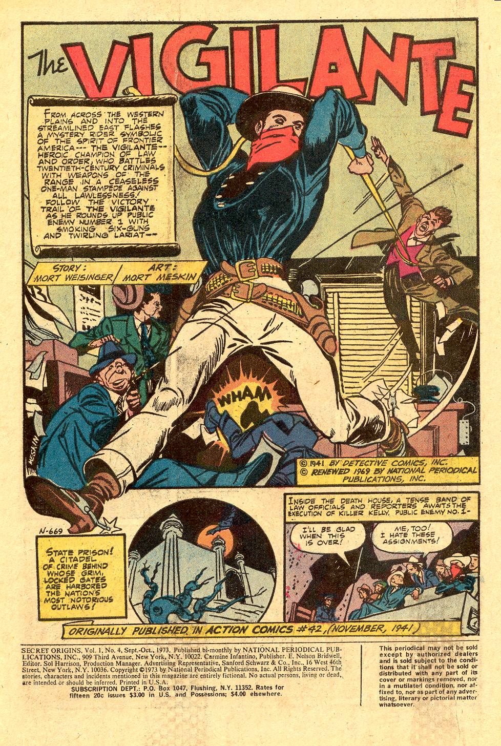 Read online Secret Origins (1973) comic -  Issue #4 - 3