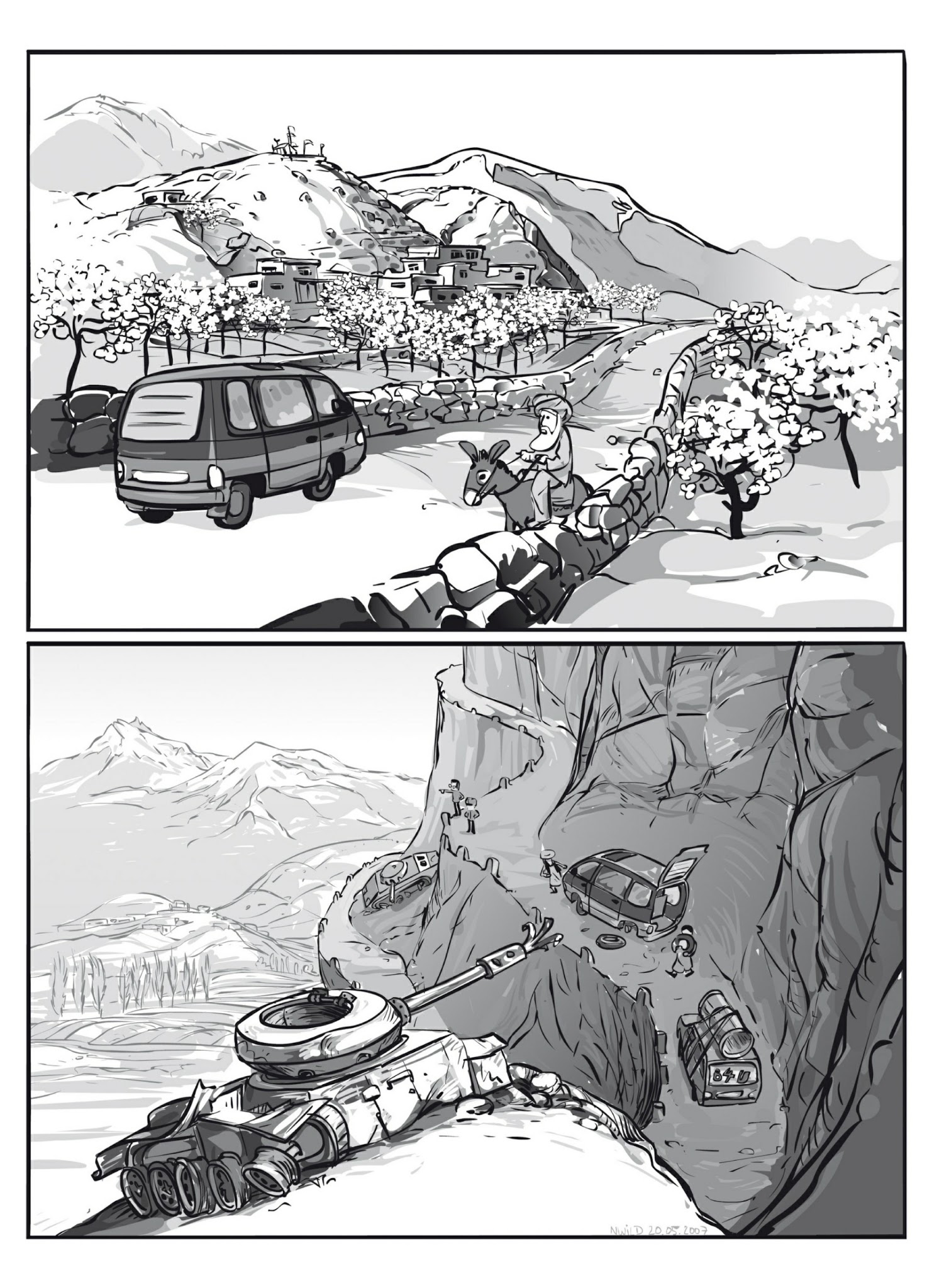 Read online Kabul Disco: How I Managed Not to be Abducted in Afghanistan comic -  Issue # TPB - 54