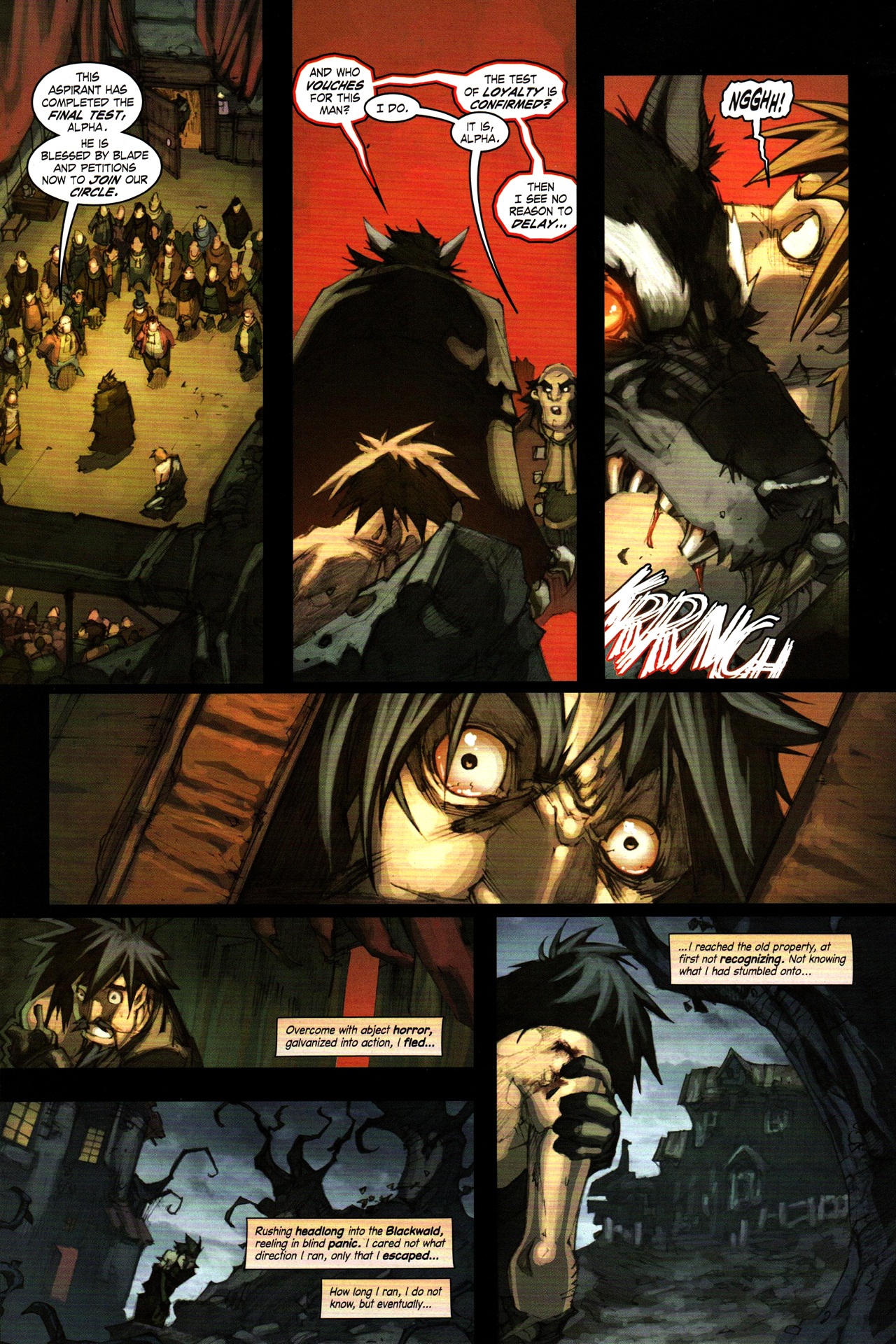 Read online World of Warcraft: Curse of the Worgen comic -  Issue #2 - 18
