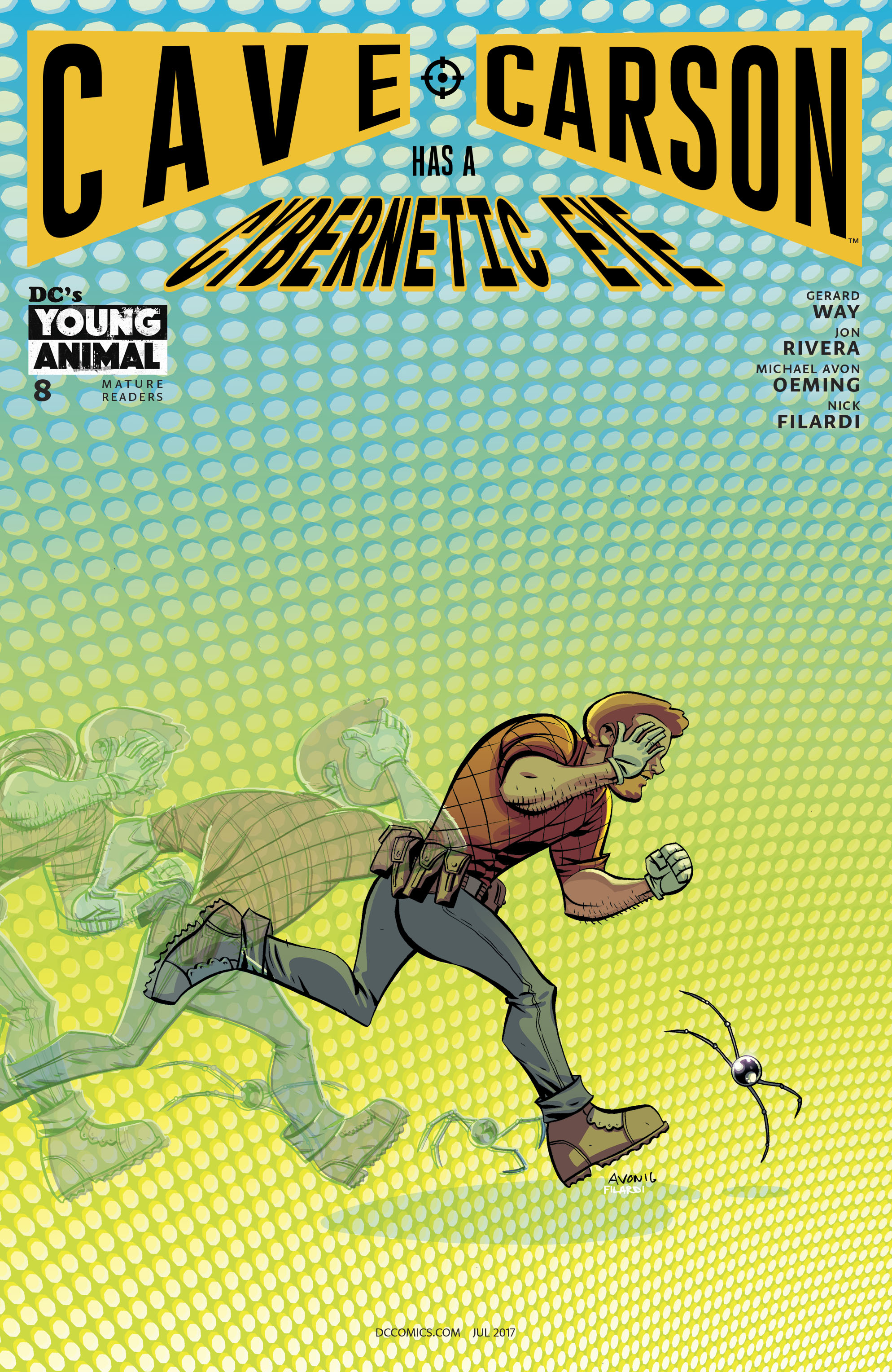 Read online Cave Carson Has a Cybernetic Eye comic -  Issue #8 - 1