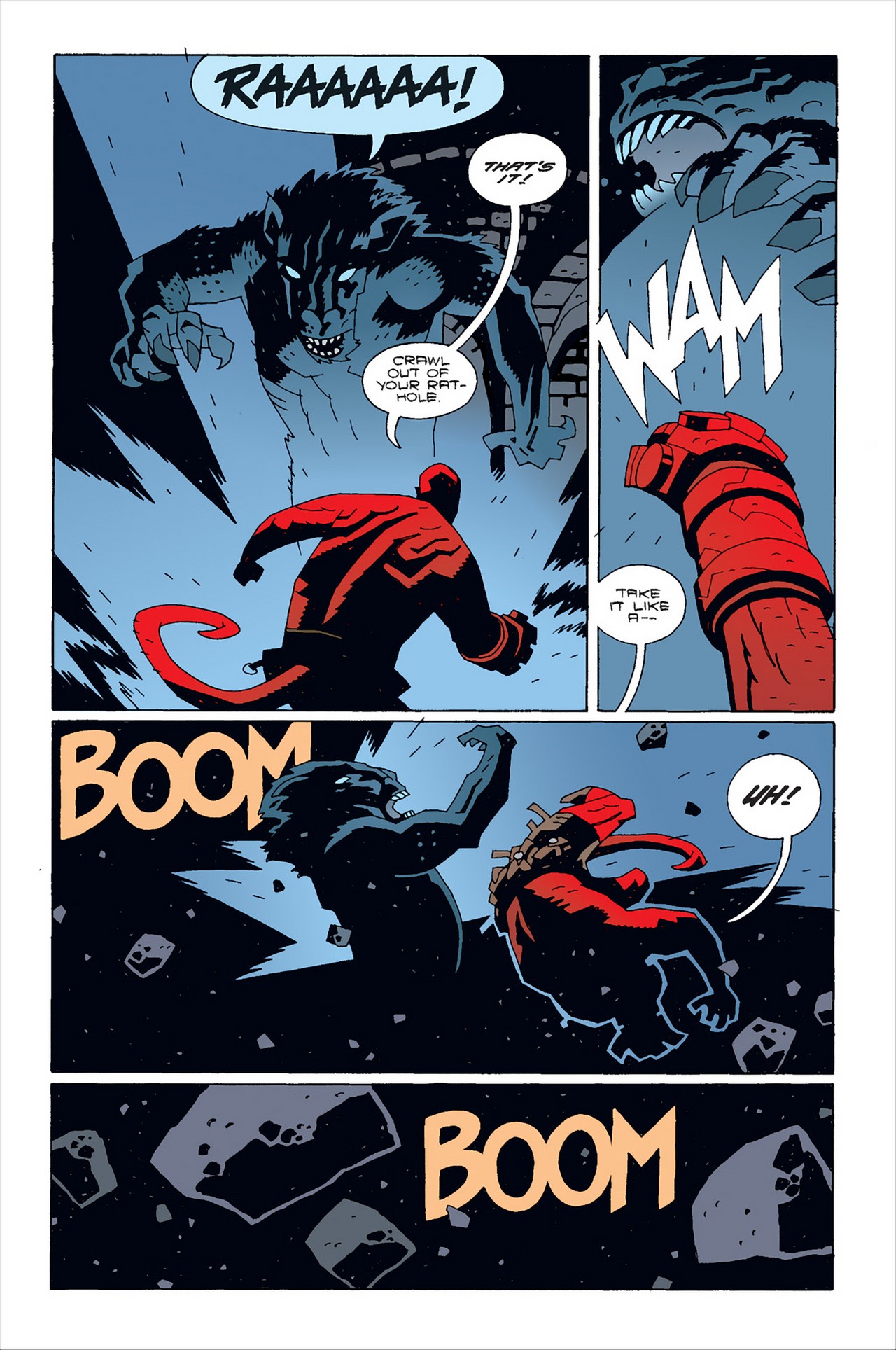 Read online Hellboy Christmas Underground comic -  Issue # Full - 18