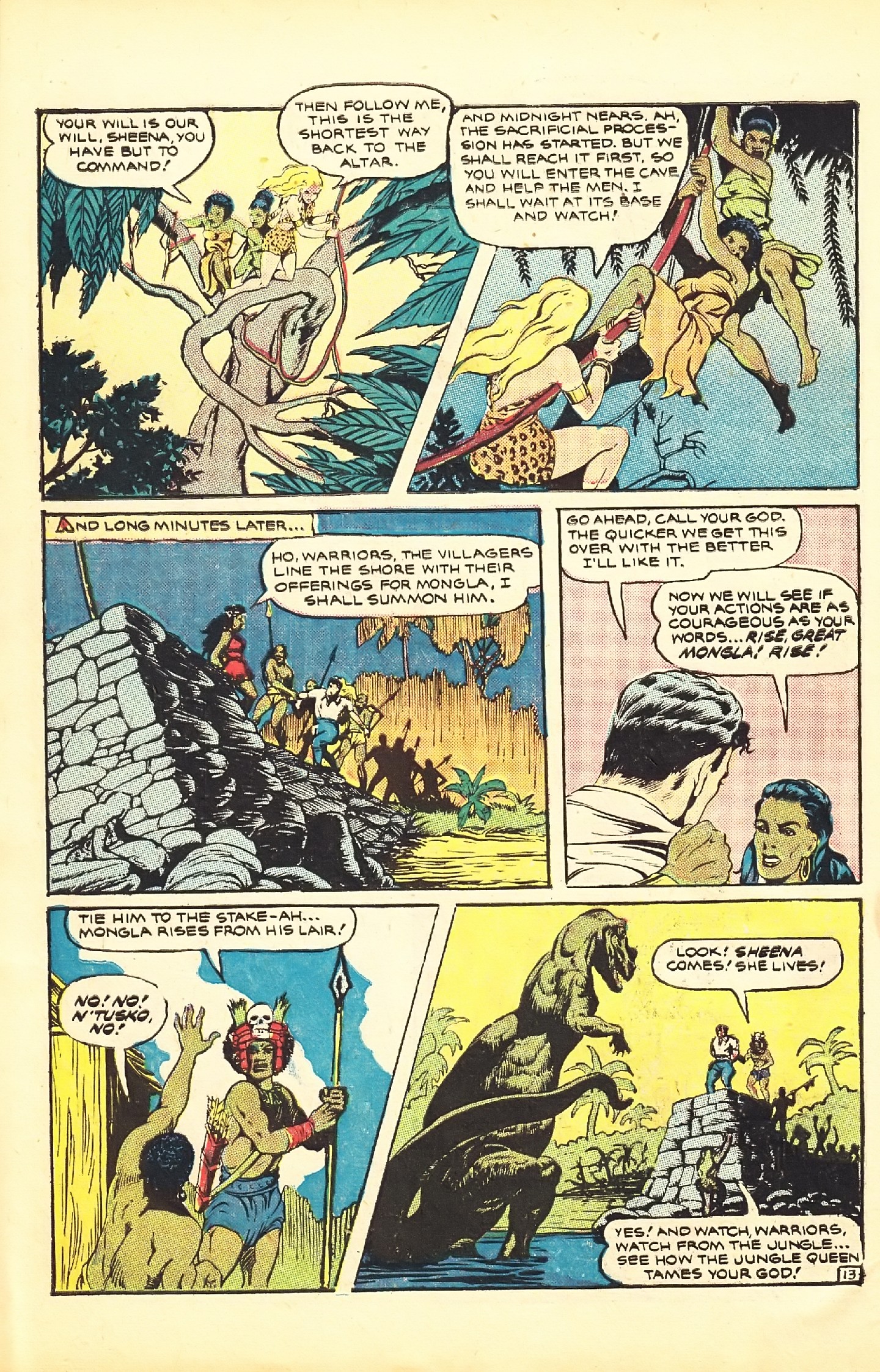 Read online Sheena, Queen of the Jungle (1942) comic -  Issue #7 - 46