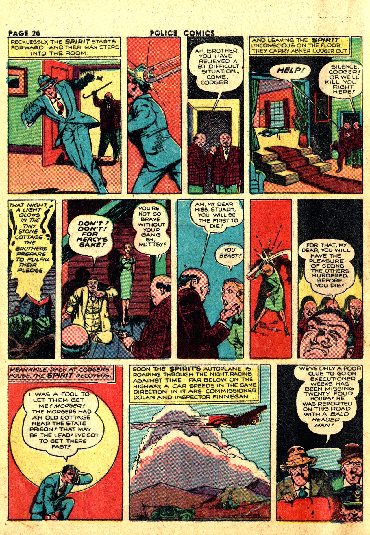 Read online Police Comics comic -  Issue #22 - 22