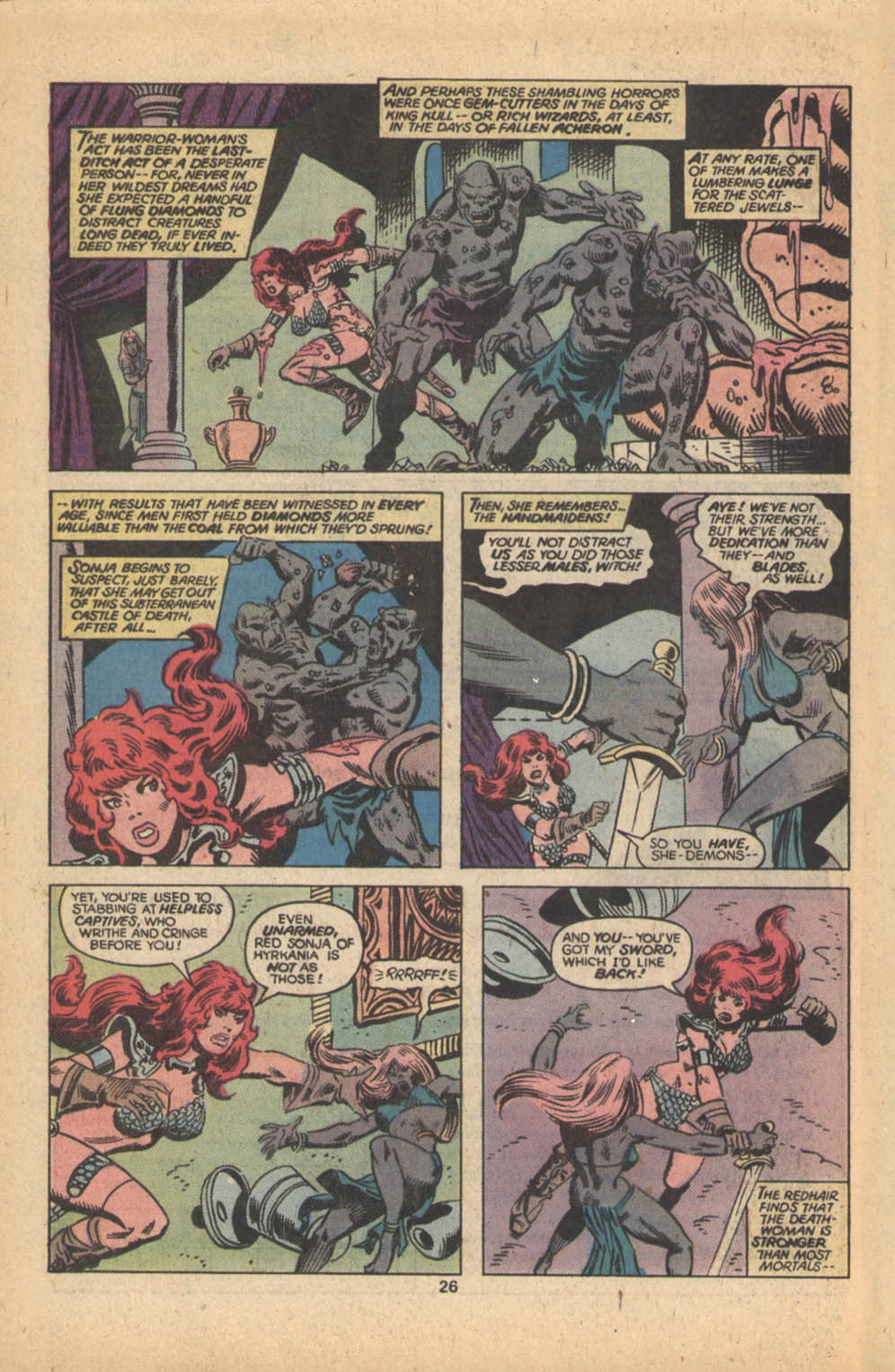 Read online Red Sonja (1977) comic -  Issue #14 - 15