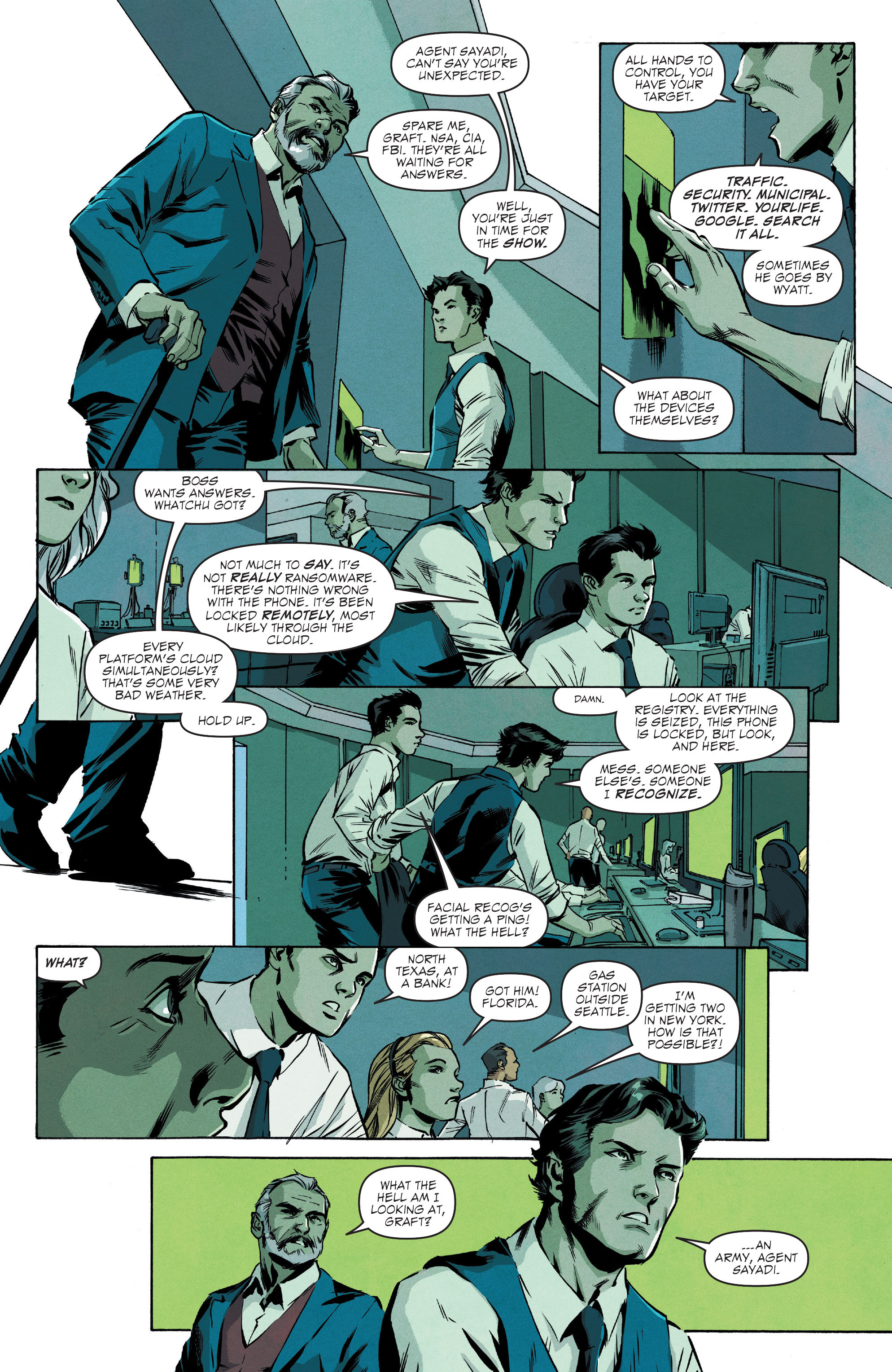Read online Hacktivist Volume 2 comic -  Issue #1 - 9