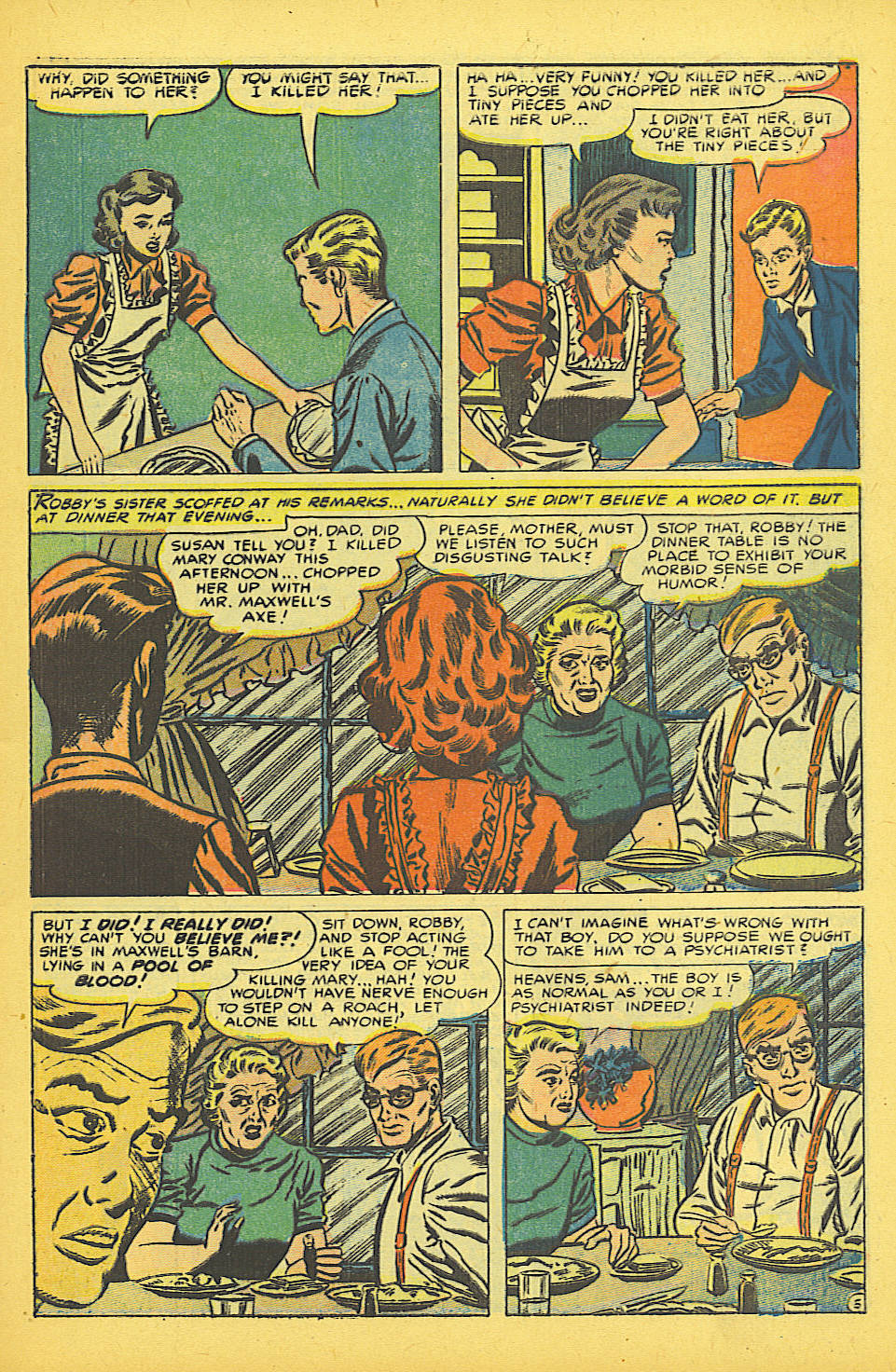 Read online Weird Mysteries (1952) comic -  Issue #8 - 7