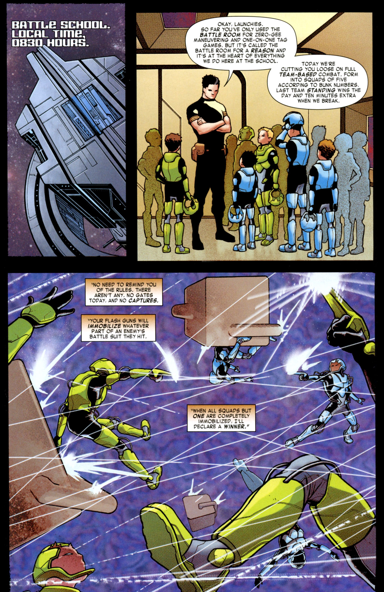 Read online Ender's Shadow: Battle School comic -  Issue #5 - 5