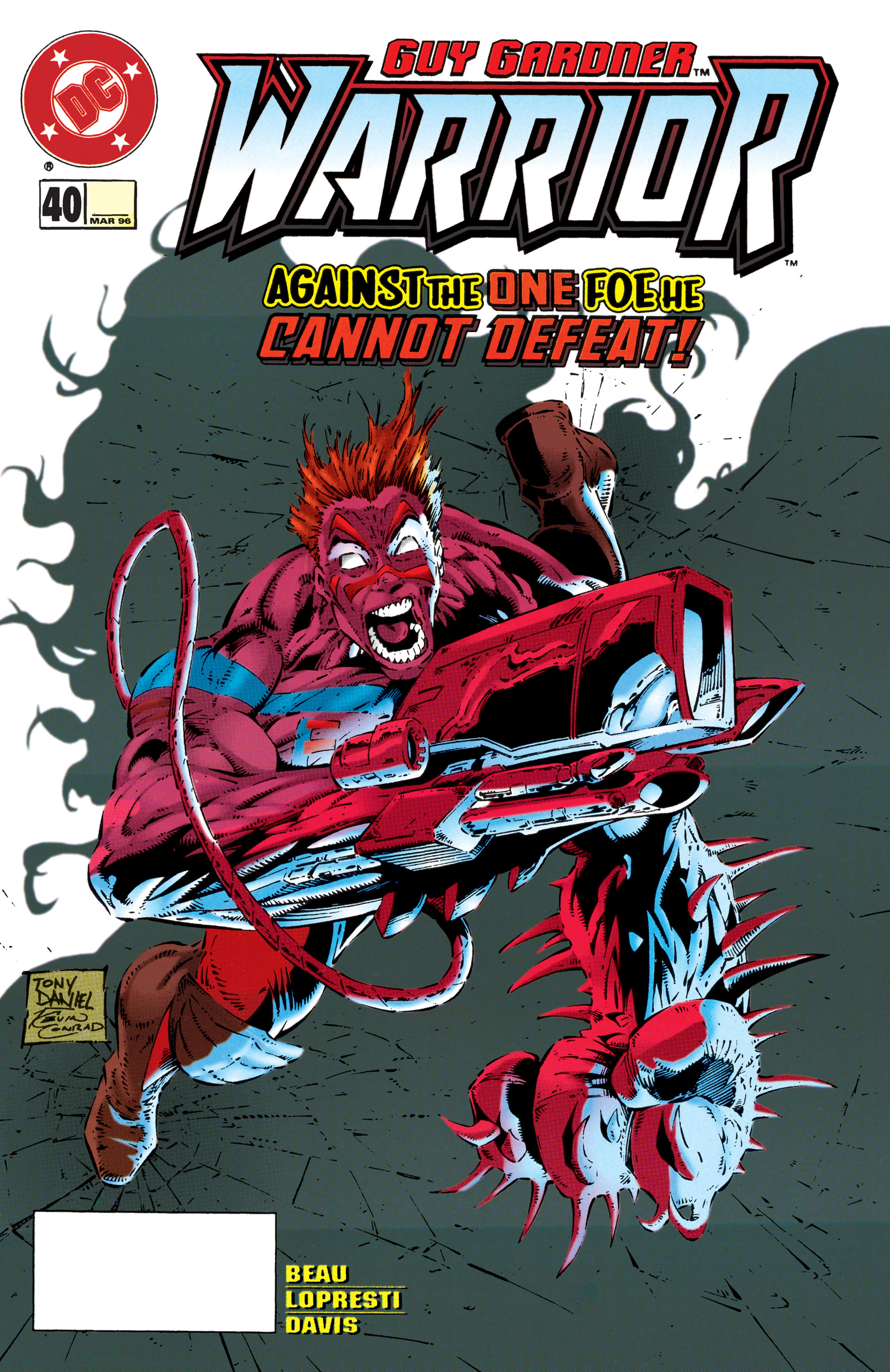 Read online Guy Gardner: Warrior comic -  Issue #40 - 1
