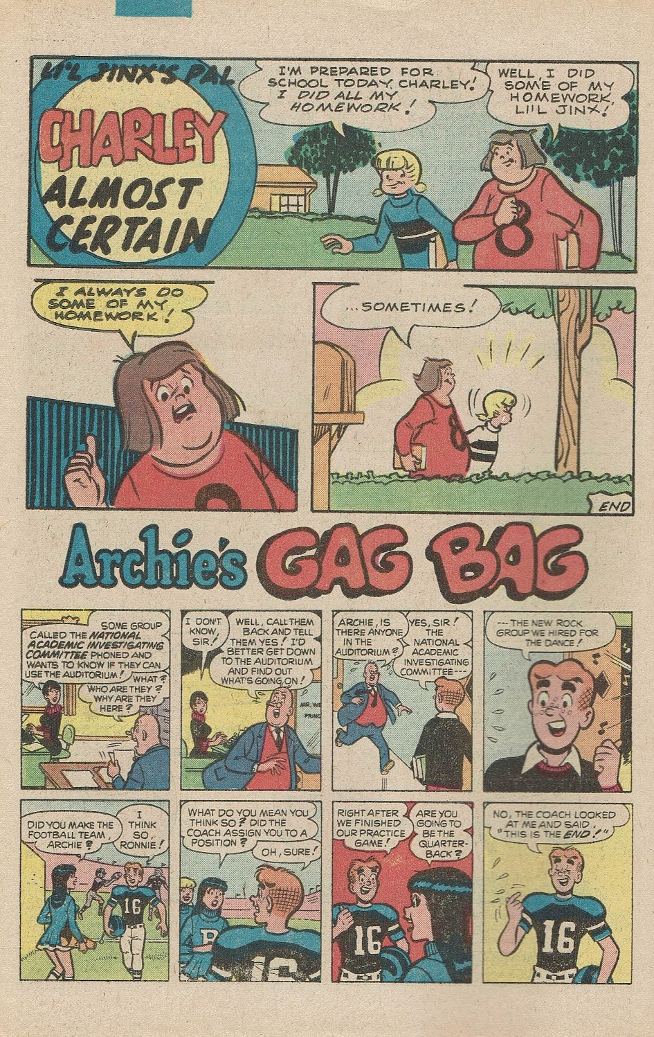 Read online Archie's Joke Book Magazine comic -  Issue #262 - 10