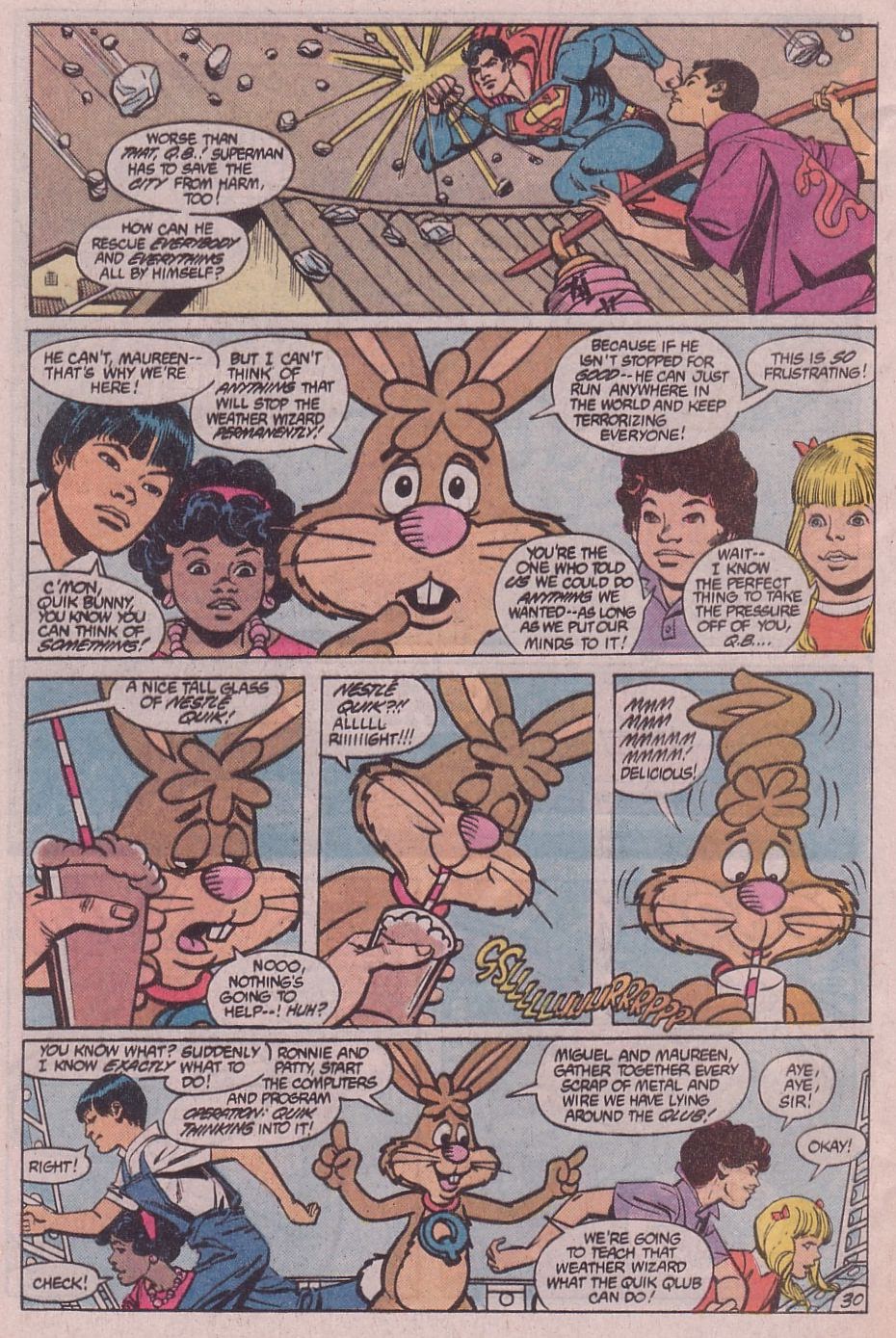 Read online Superman Meets the Quik Bunny comic -  Issue # Full - 32