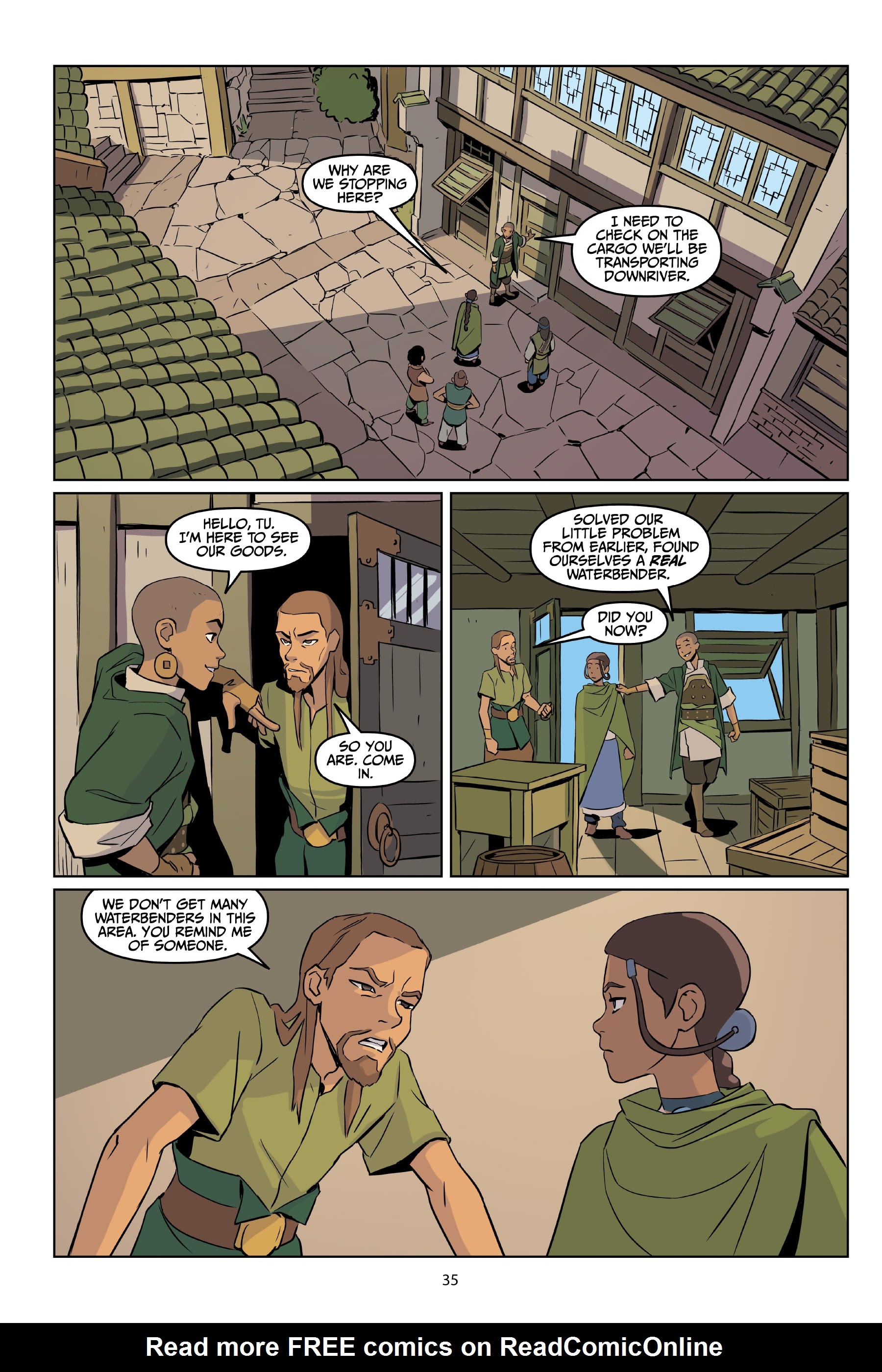 Read online Avatar: The Last Airbender—Katara and the Pirate's Silver comic -  Issue # TPB - 36