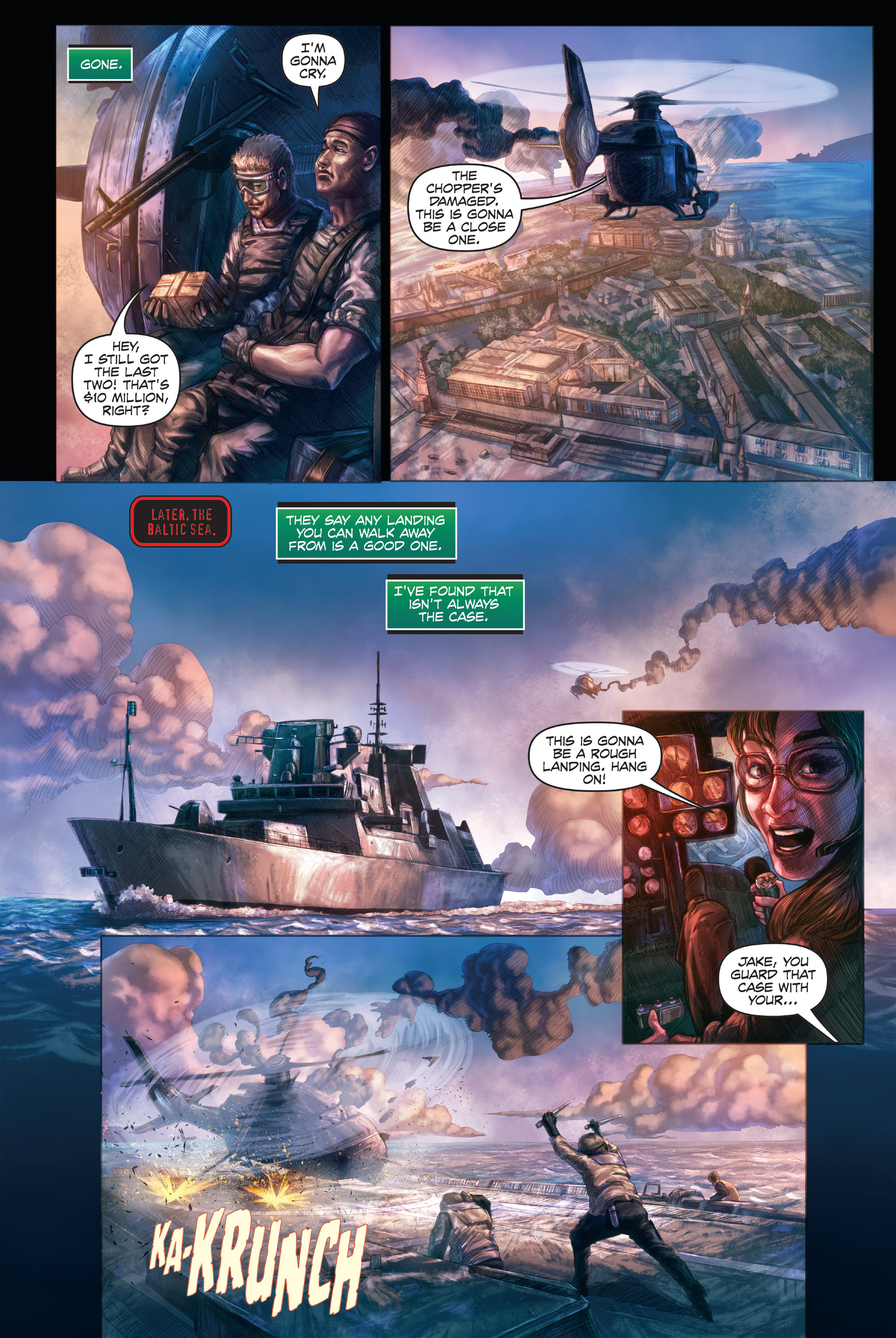 Read online Free Comic Book Day 2019 comic -  Issue # Afterburn - Mayhem in Moscow - 8