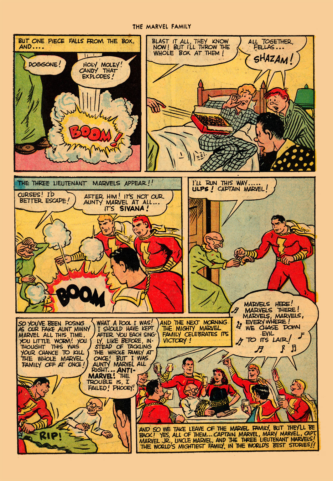 Read online The Marvel Family comic -  Issue #2 - 10