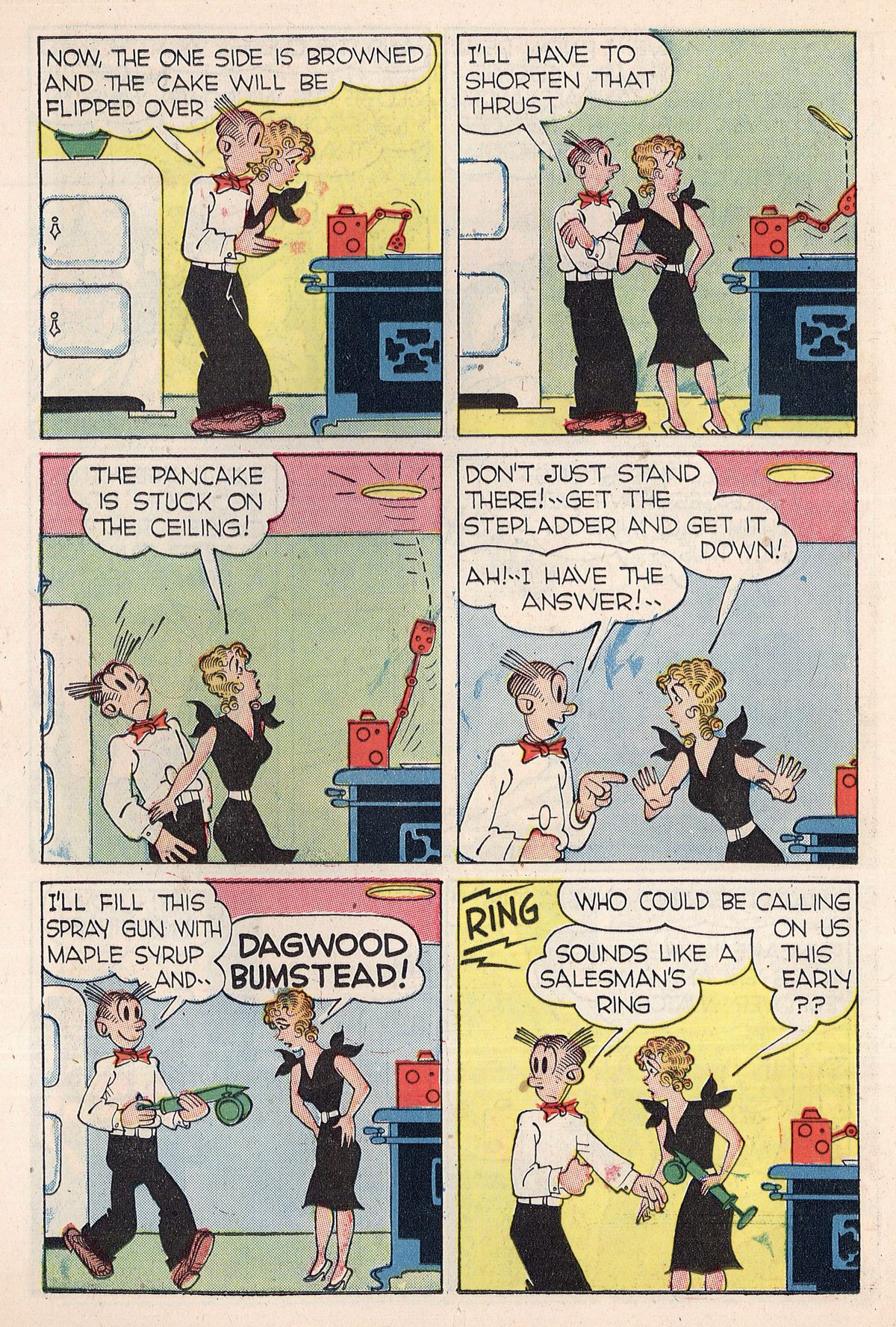 Read online Blondie Comics (1947) comic -  Issue #9 - 14