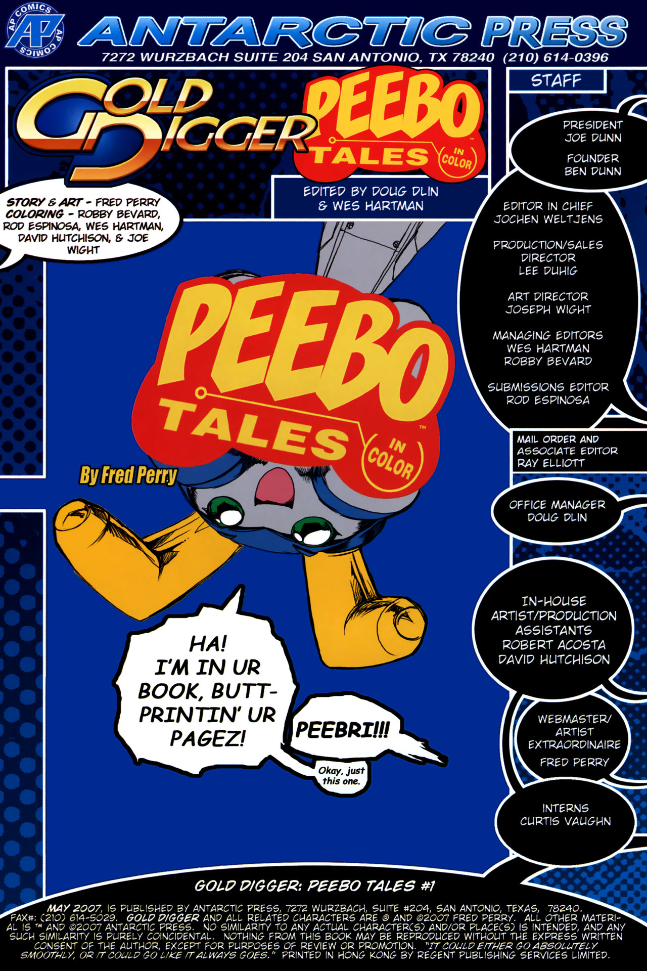 Read online Gold Digger: Peebo Tales comic -  Issue #1 - 2