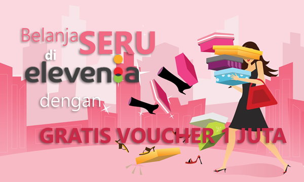 belanja di elevenia gratis voucher 1 juta