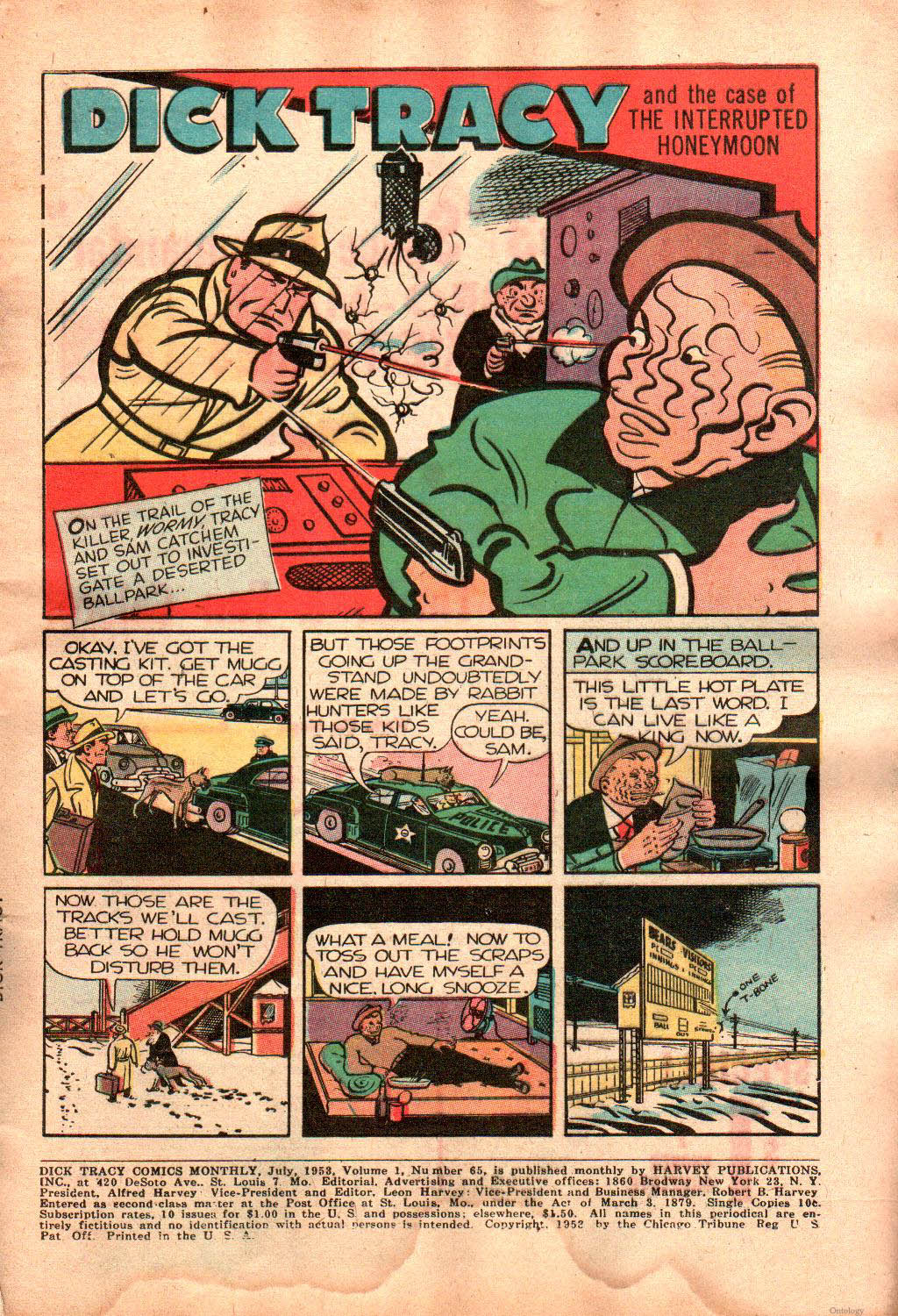 Read online Dick Tracy comic -  Issue #65 - 3