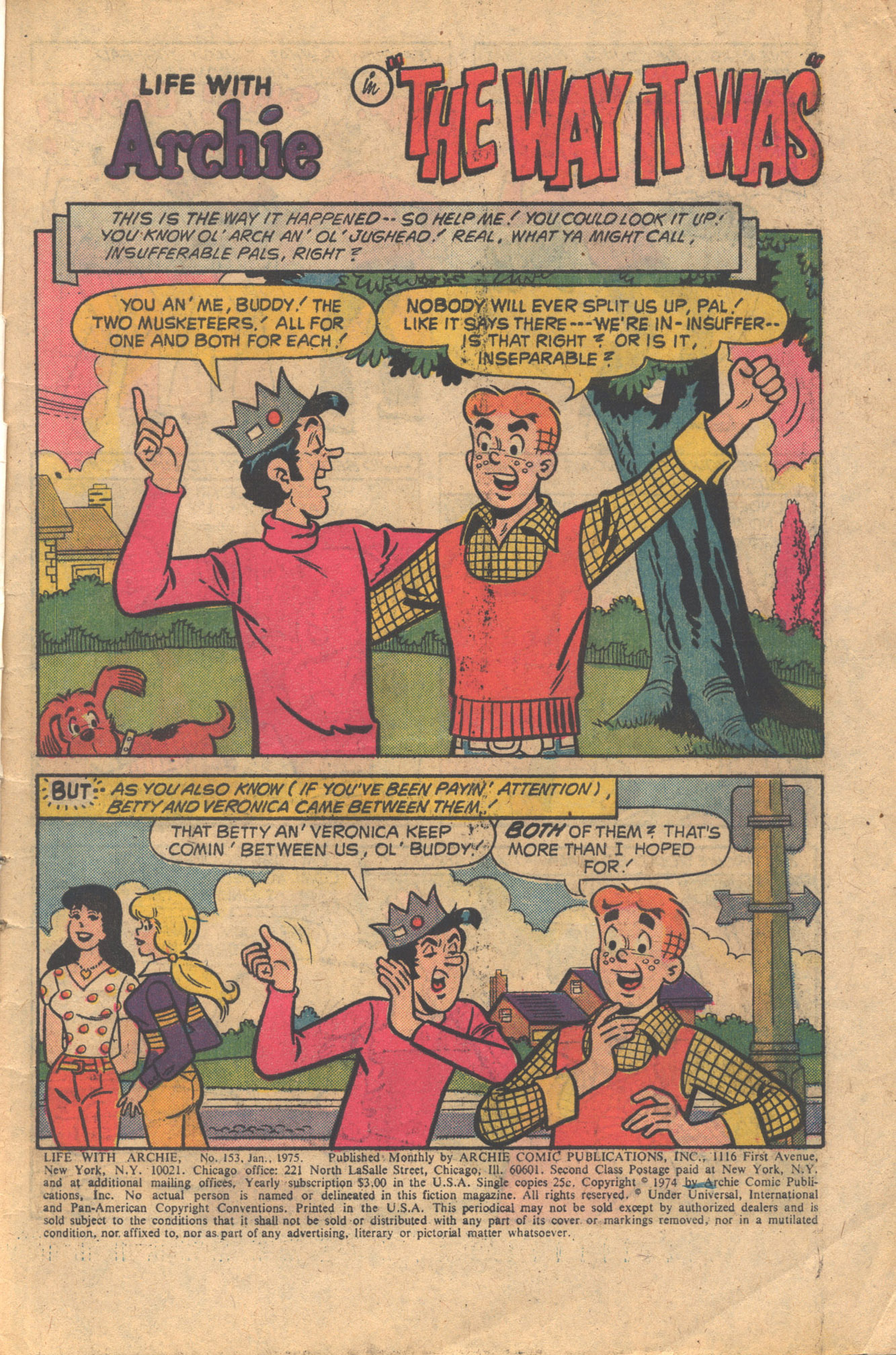 Read online Life With Archie (1958) comic -  Issue #153 - 3