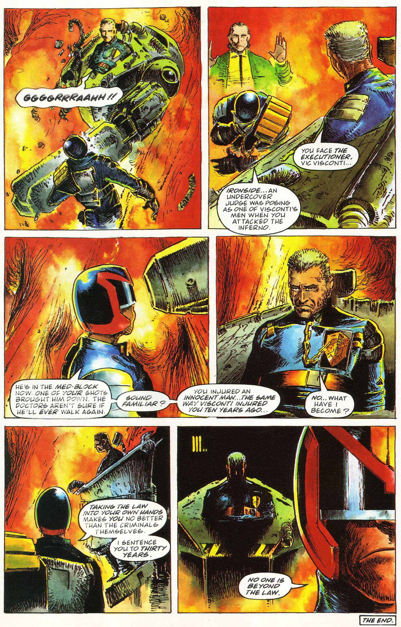 Read online Judge Dredd Lawman of the Future comic -  Issue #6 - 15