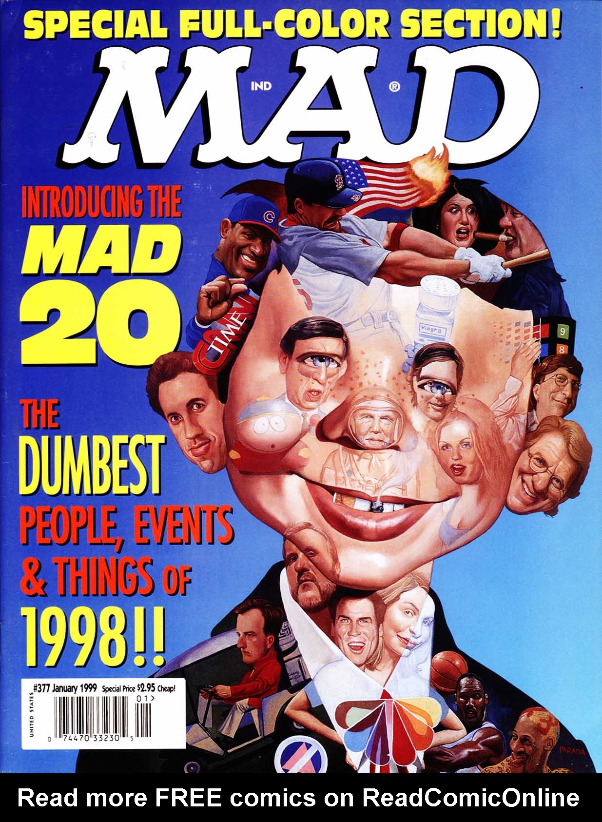 Read online MAD comic -  Issue #377 - 1