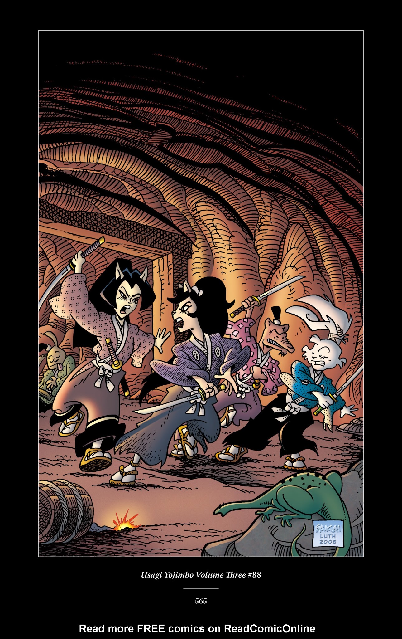 Read online The Usagi Yojimbo Saga comic -  Issue # TPB 5 - 558