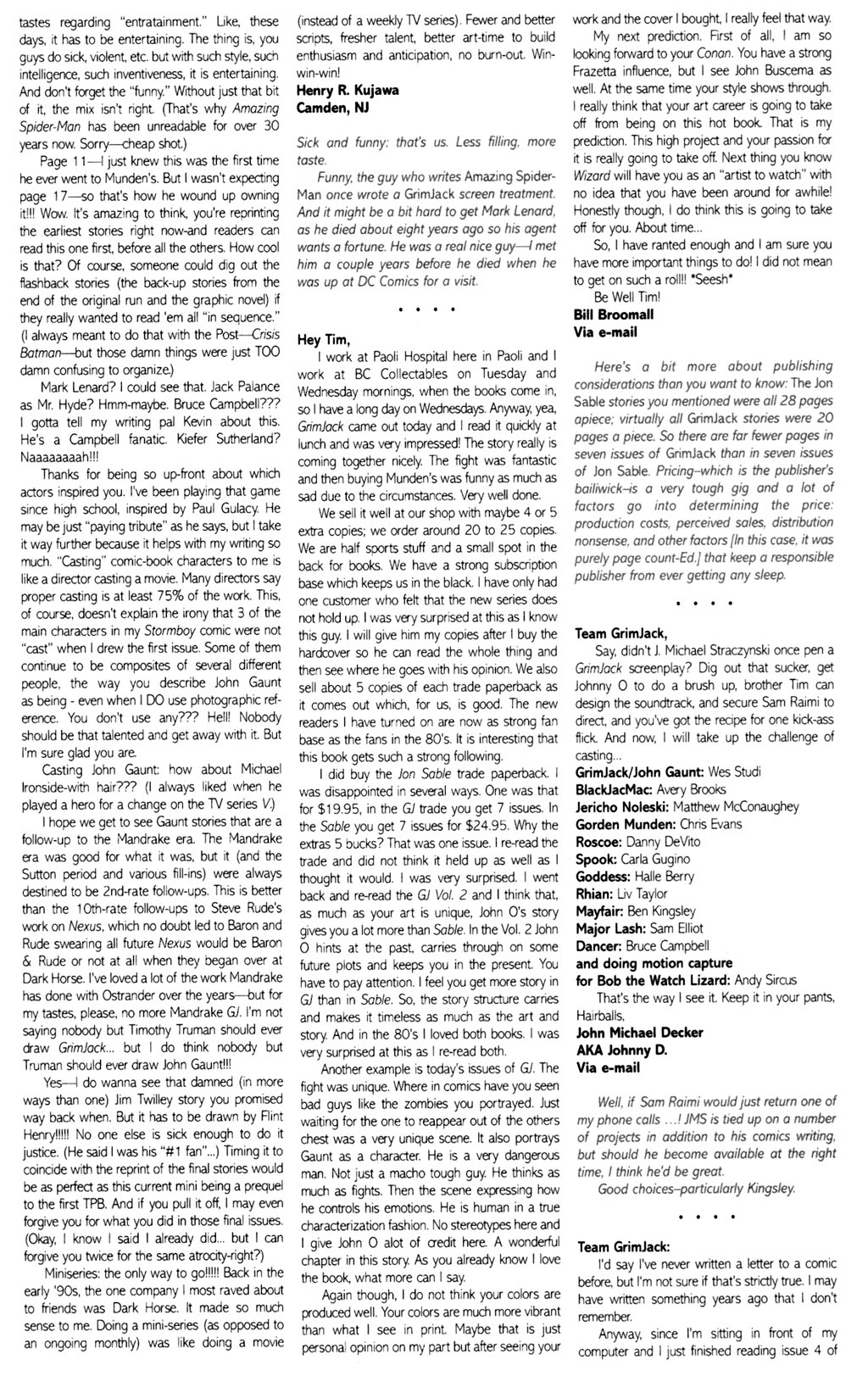 Read online Grimjack: Killer Instinct comic -  Issue #6 - 27