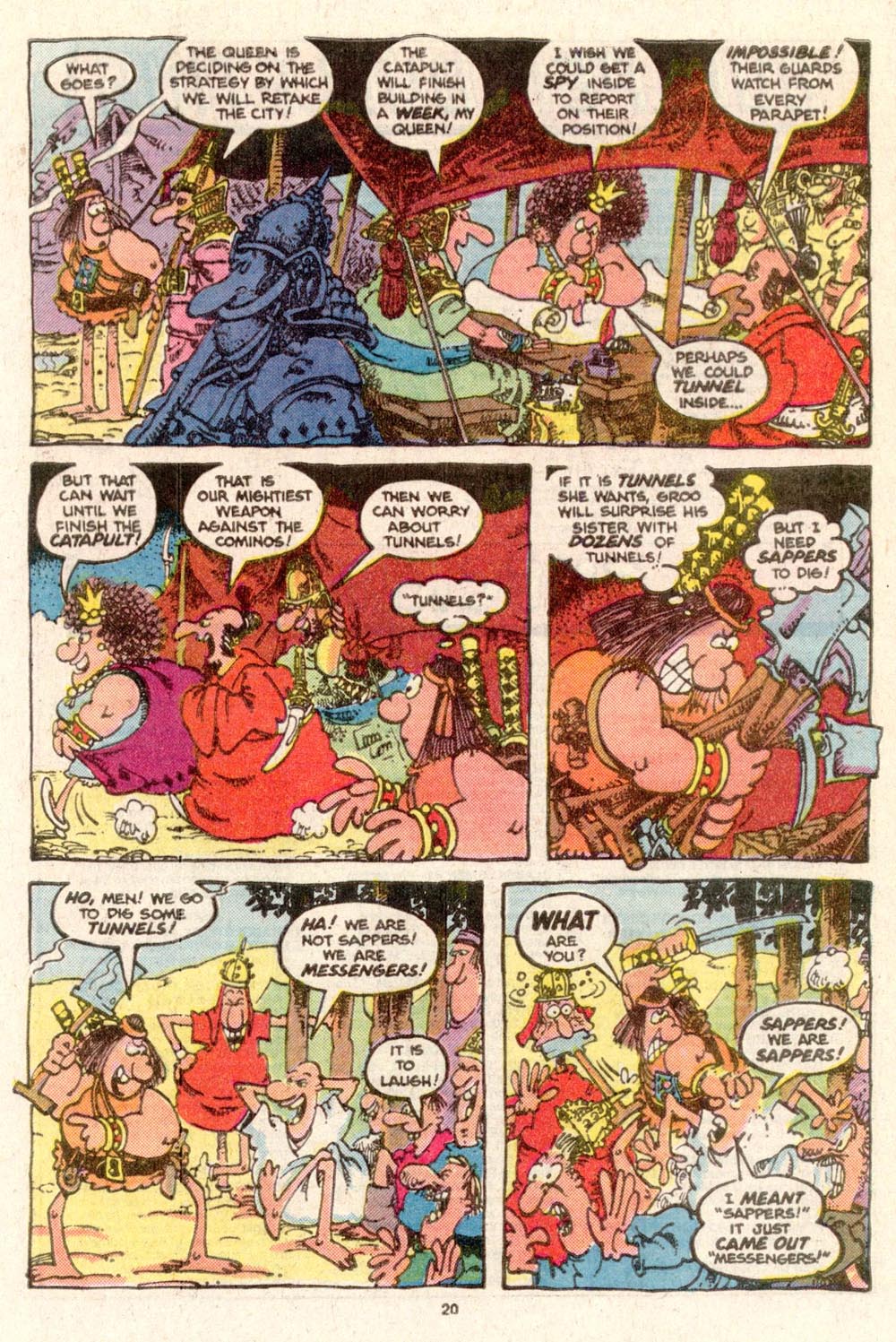 Read online Sergio Aragonés Groo the Wanderer comic -  Issue #19 - 20