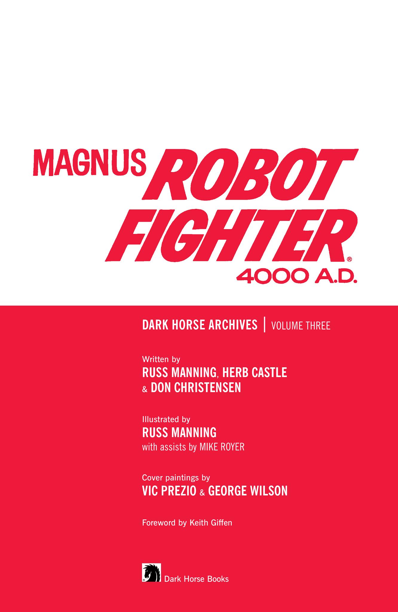 Read online Magnus, Robot Fighter Archives comic -  Issue # TPB 3 (Part 1) - 5