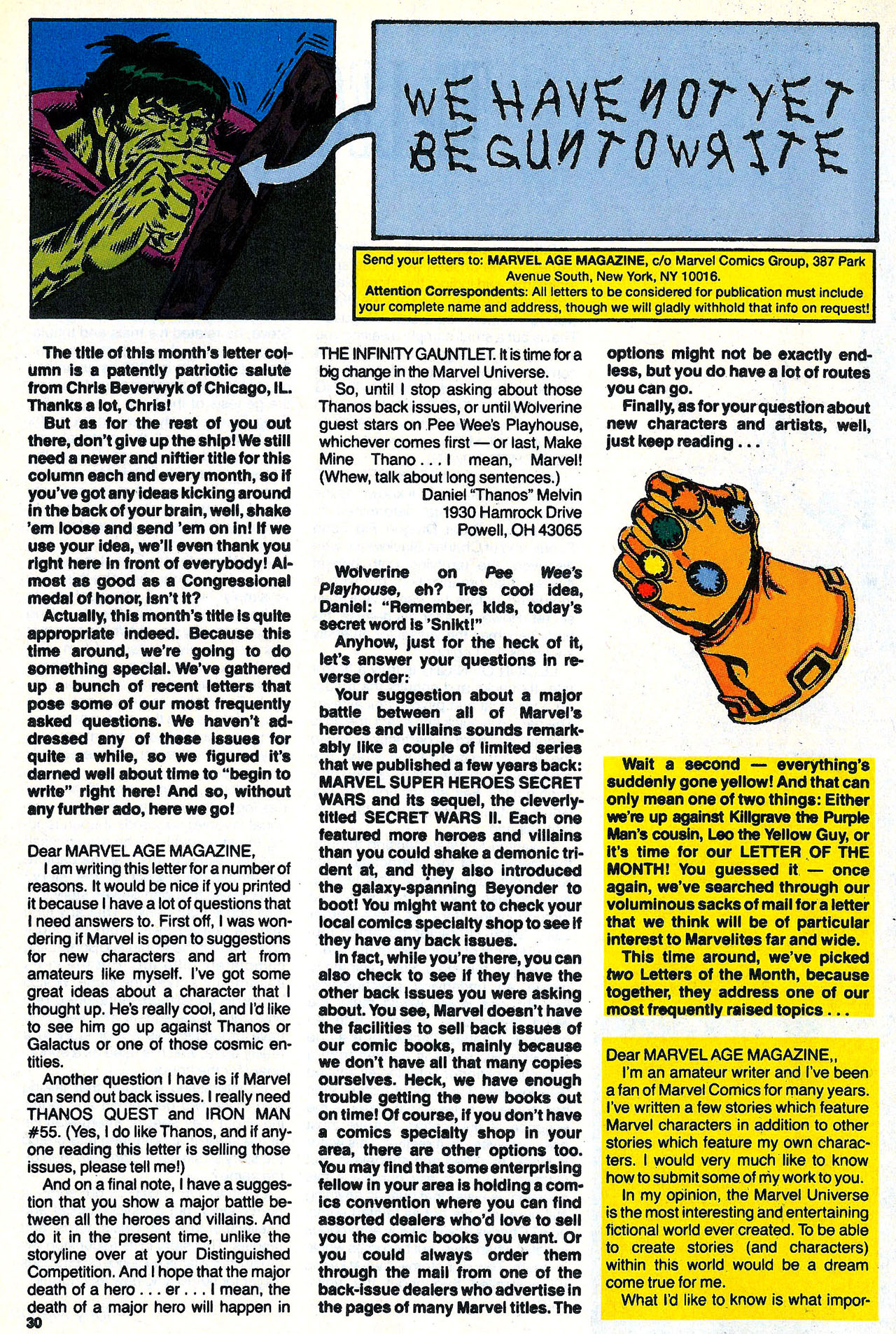 Read online Marvel Age comic -  Issue #105 - 31