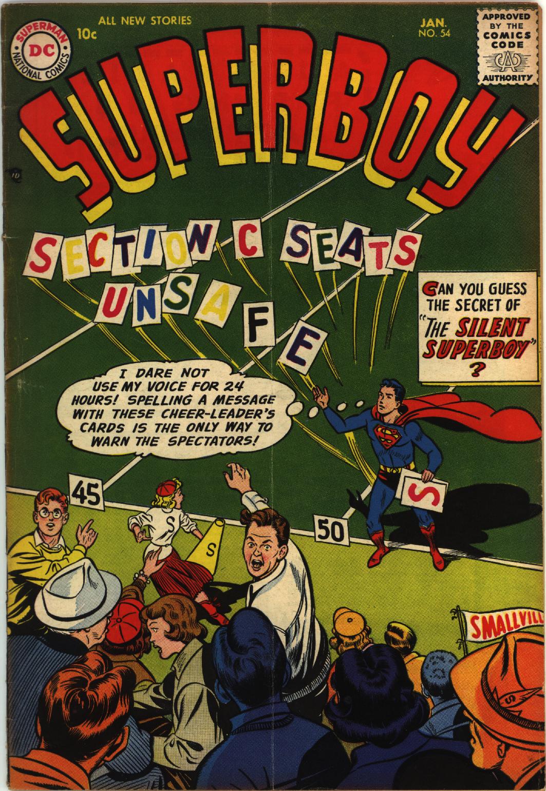 Read online Superboy (1949) comic -  Issue #54 - 1