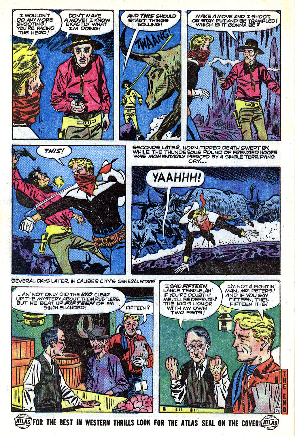 Read online The Outlaw Kid (1954) comic -  Issue #4 - 32