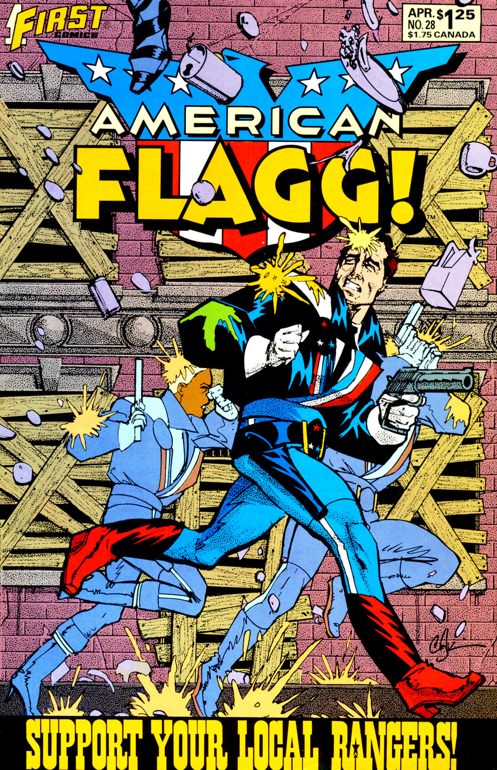 Read online American Flagg! comic -  Issue #28 - 1