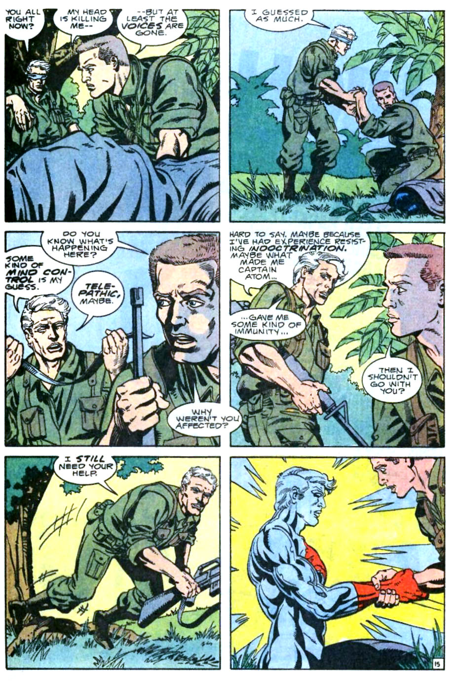 Read online Captain Atom (1987) comic -  Issue #47 - 16