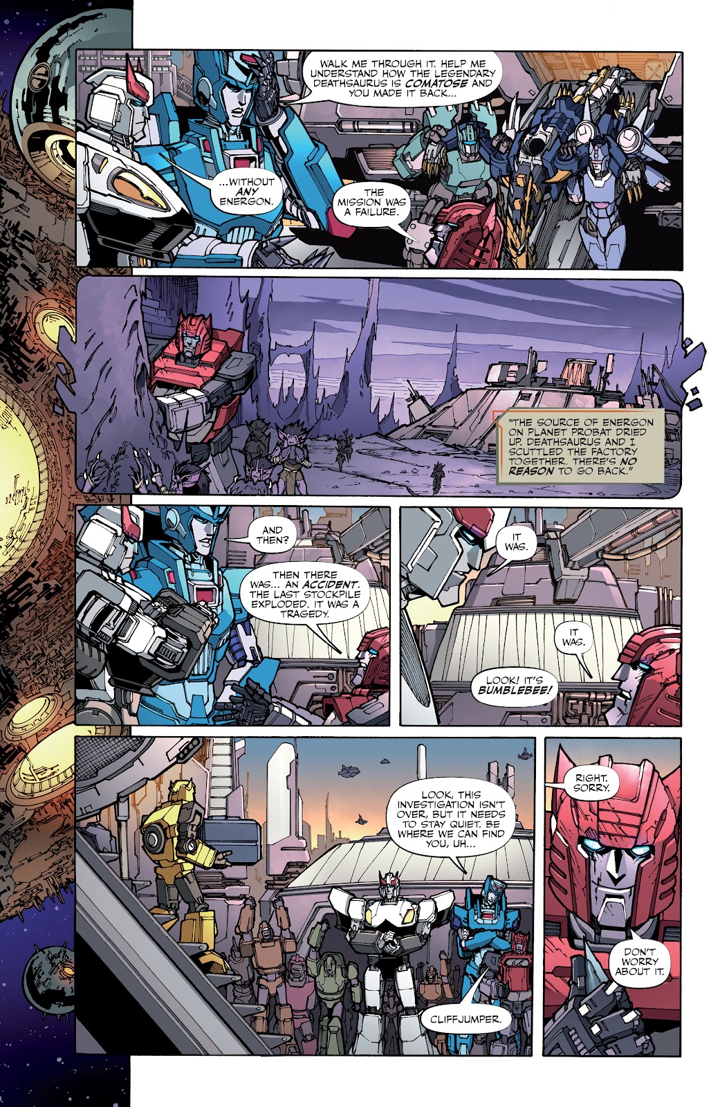Read online Transformers Galaxies comic Issue 6